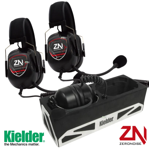 2x Zeronoise Headsets and Holder Bundle