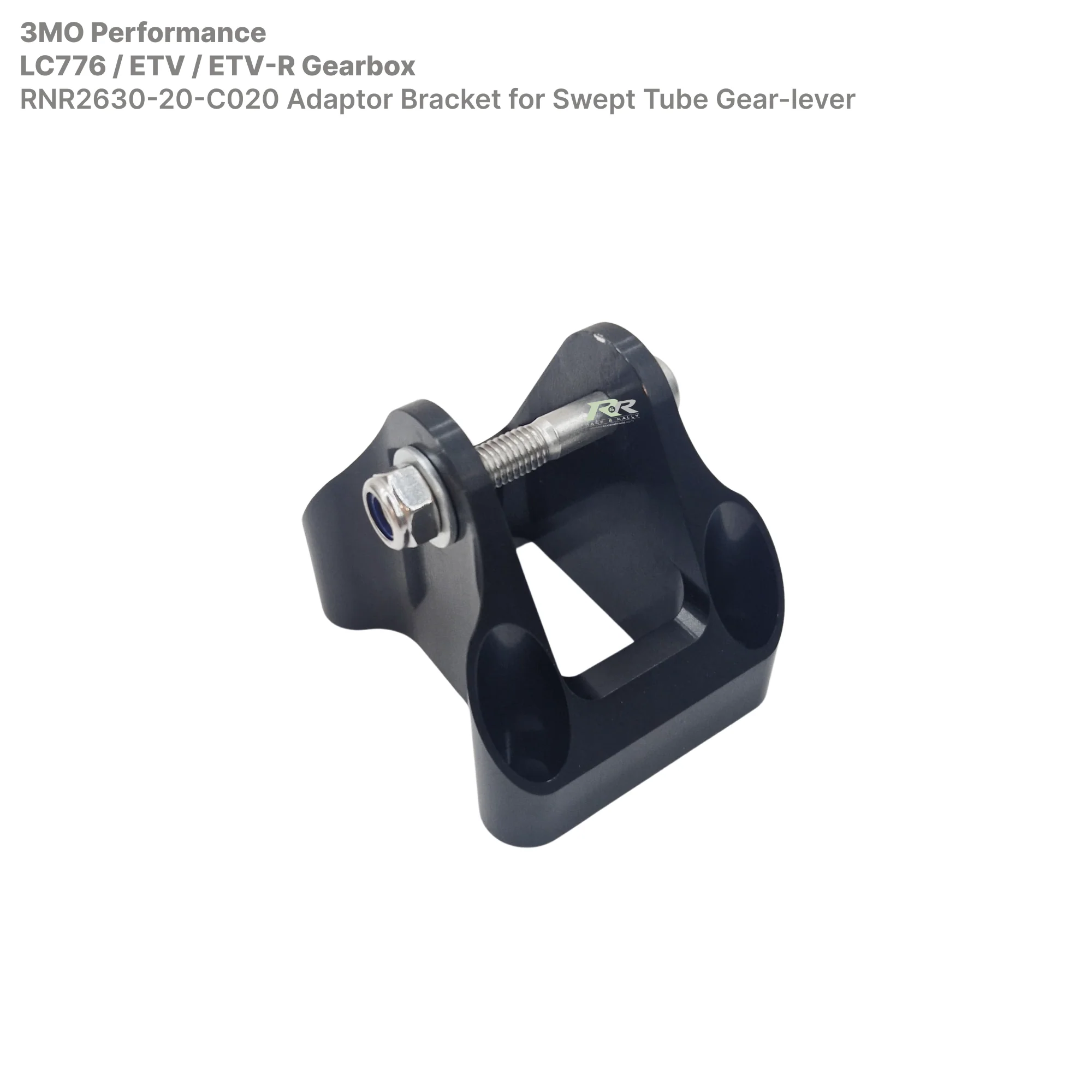 3MO Swept Tube Gear Lever Adaptor Block for Paddle-Shift Actuator Bracket