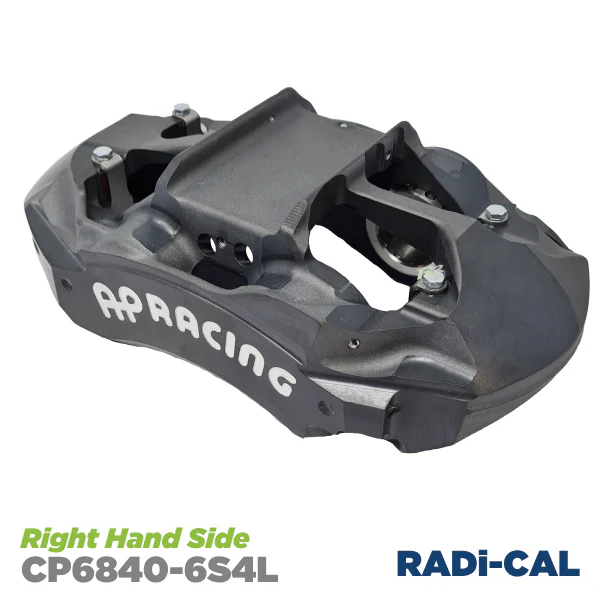 4 Piston RADi-CAL Caliper - 2x Ø34.9mm & Ø41.3mm Pistons - 180mm Centres - Threaded Inlet - RHS