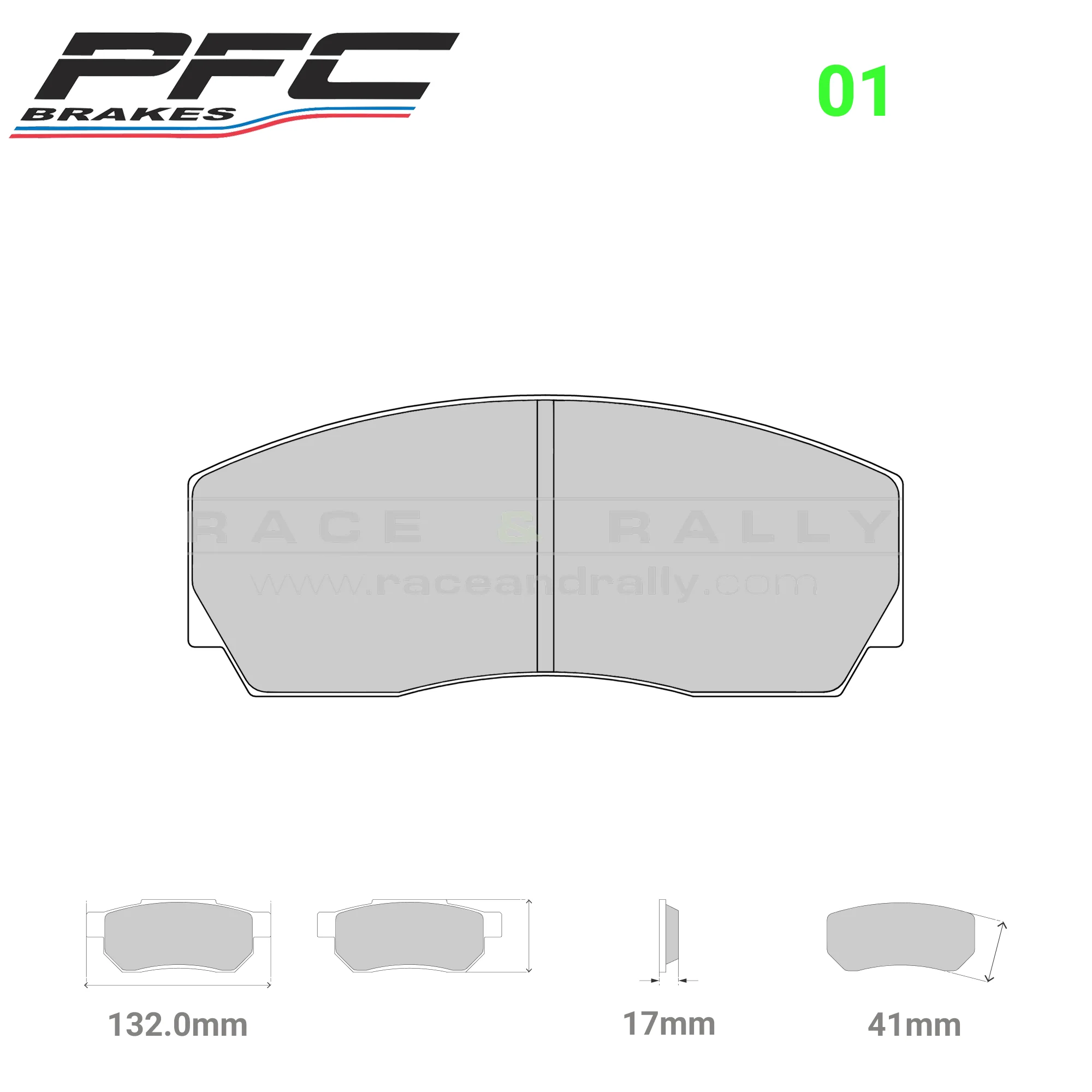 7768 - 16mm - 01 Compound Brake Pads