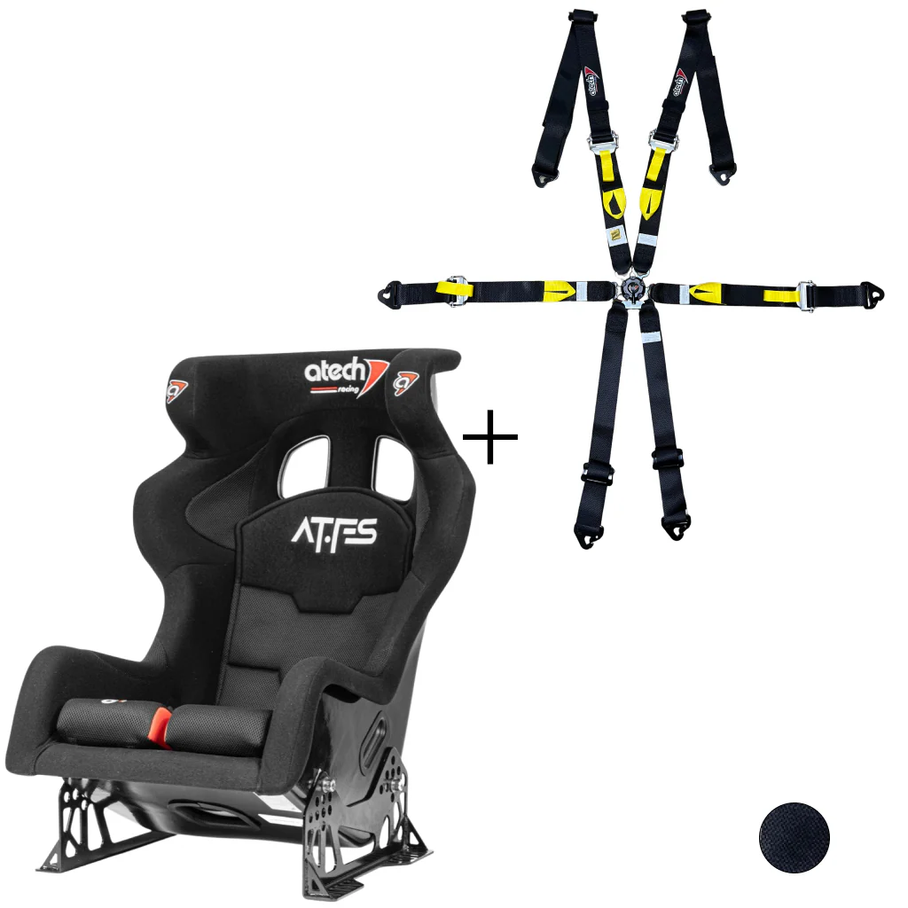 Atech AT-FS Racing Seat & Harness Bundle - Image 3