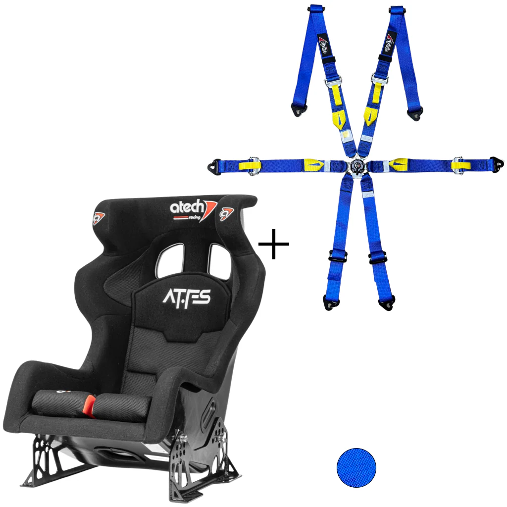 Atech AT-FS Racing Seat & Harness Bundle - Image 4