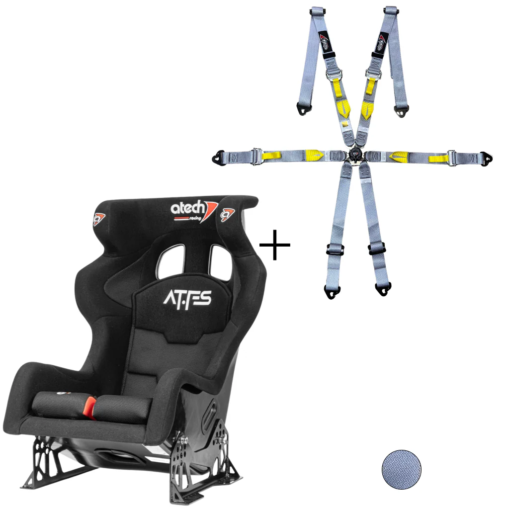 Atech AT-FS Racing Seat & Harness Bundle - Image 5