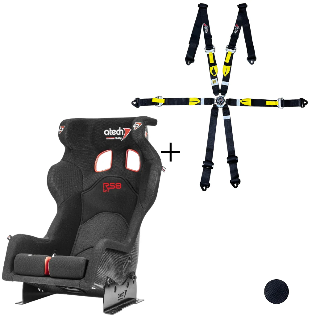 Atech Carbon RS8 Racing Seat & Harness Bundle - Image 5