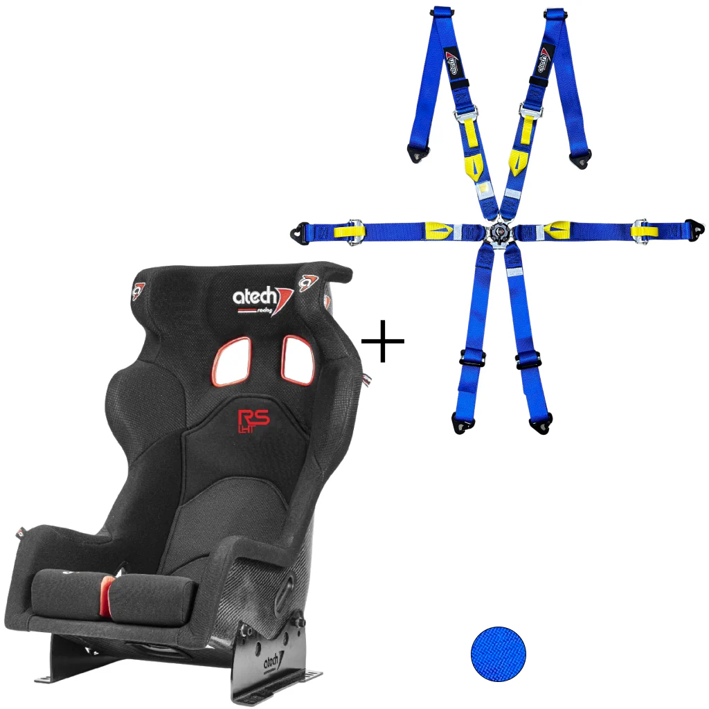 Atech Carbon RS9 Racing Seat & Harness Bundle - Image 4