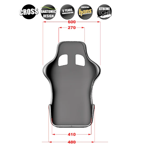 Atech Cross Racing Seat - Image 3