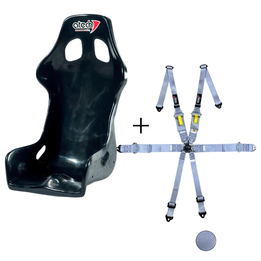 Atech Cross Racing Seat & Harness Bundle - Image 5
