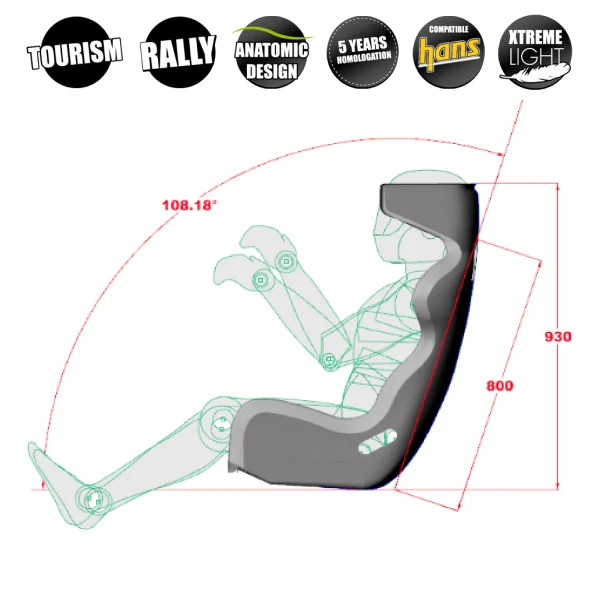 Atech North Racing Seat - Image 5