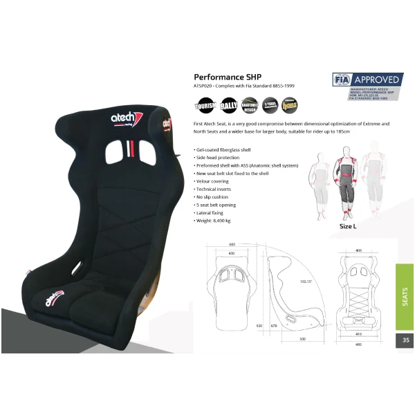 Atech Performance SHP Racing Seat - Image 3