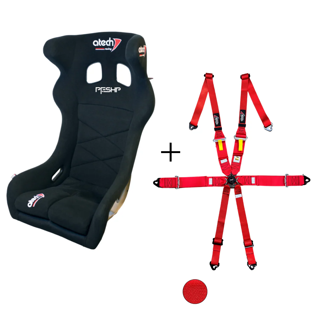 Atech Performance SHP Racing Seat & Harness Bundle - Image 2