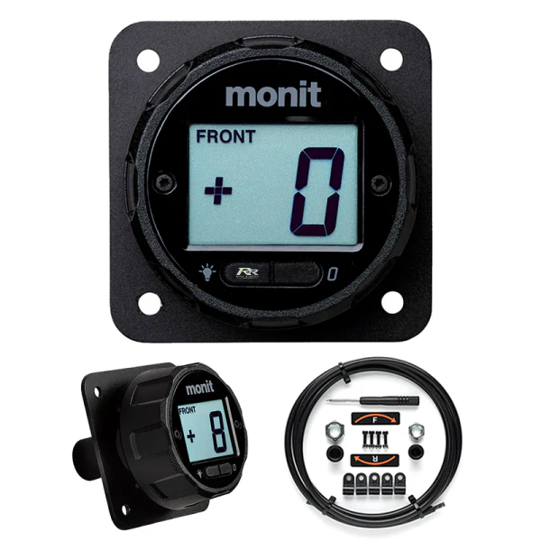 Brake Bias Adjuster Dial - Panel Mounted - Black