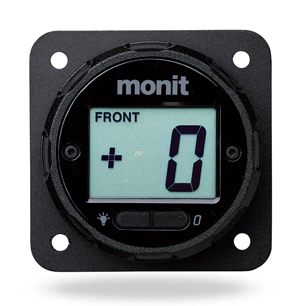 Brake Bias Adjuster Dial - Panel Mounted - Black - Image 2