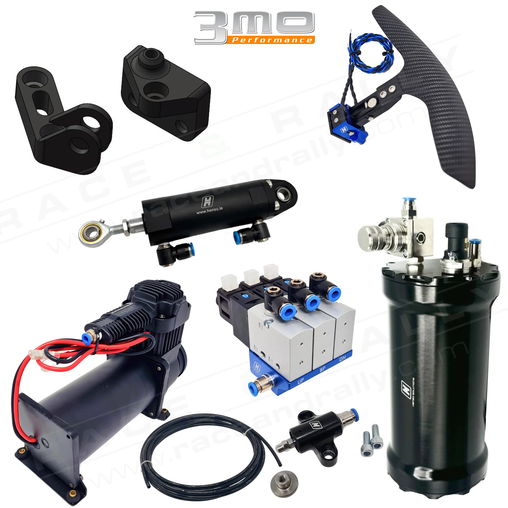 Complete Pneumatic Paddle Shift Kit for 3MO FTX Gearbox