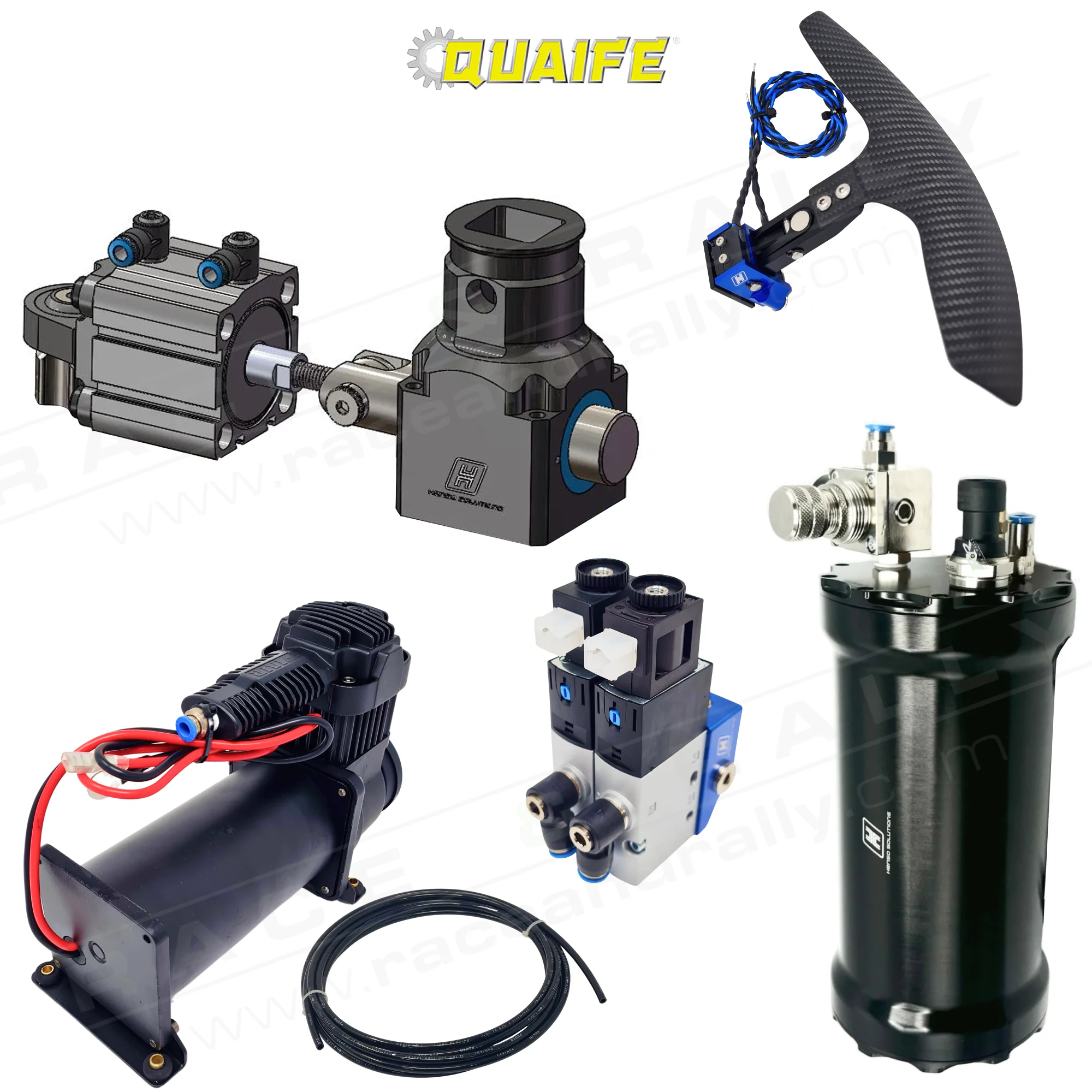 Complete Pneumatic Paddle Shift Kit for Quaife 60G Gearbox - Image 5