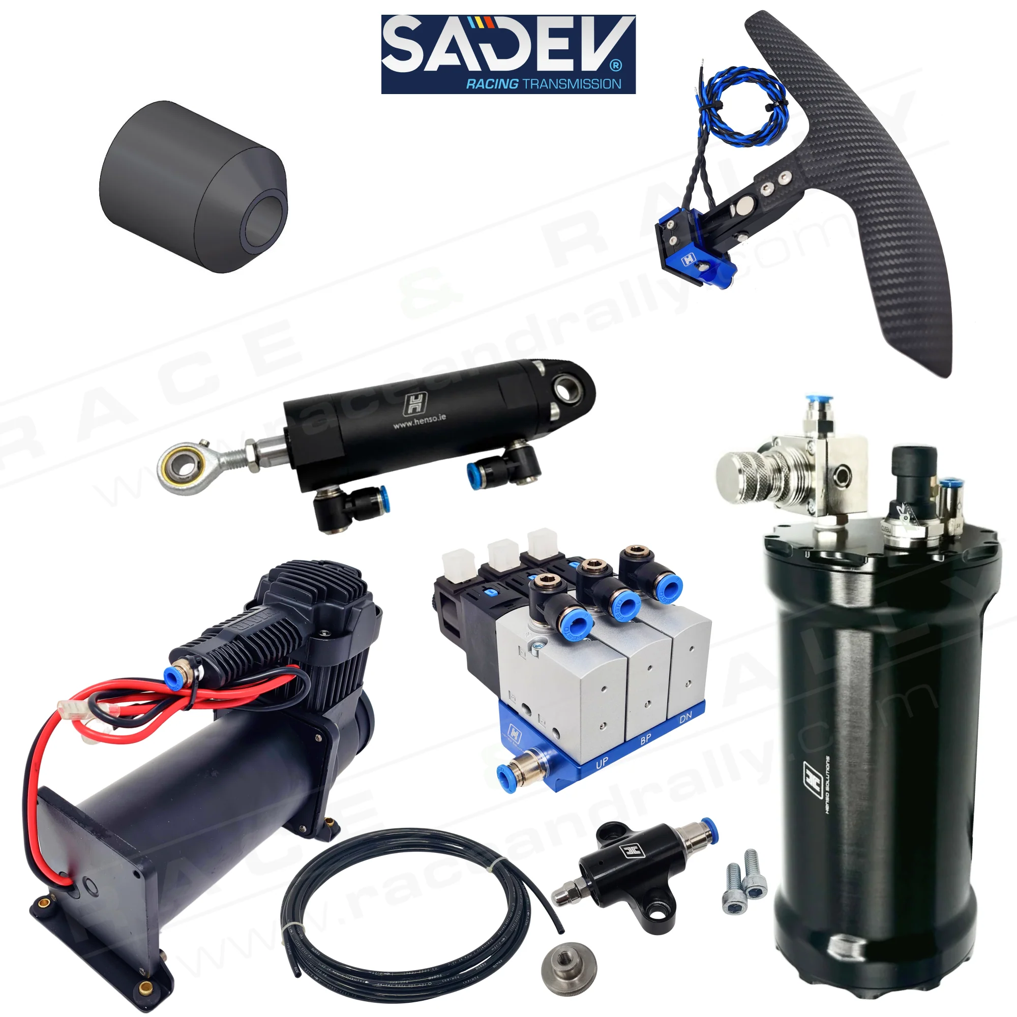 Complete Pneumatic Paddle Shift Kit for Sadev SL90-20 Gearbox
