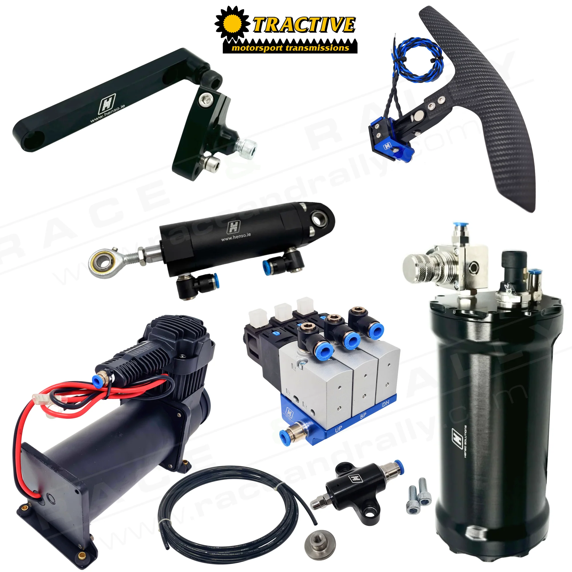 Complete Pneumatic Paddle Shift Kit for Tractive RD906 / RD905 Gearbox