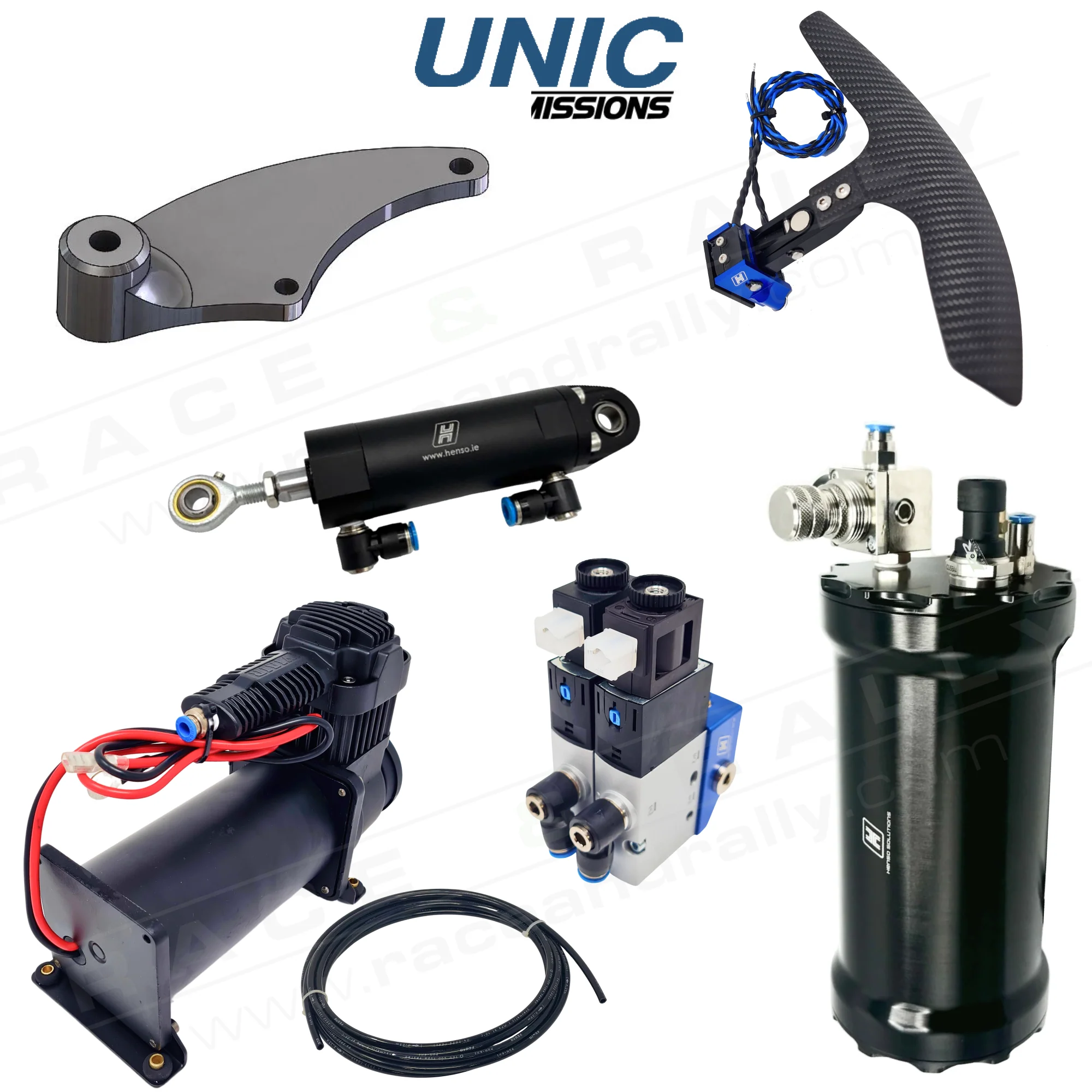 Complete Pneumatic Paddle Shift Kit for Unic 6-Speed Gearbox