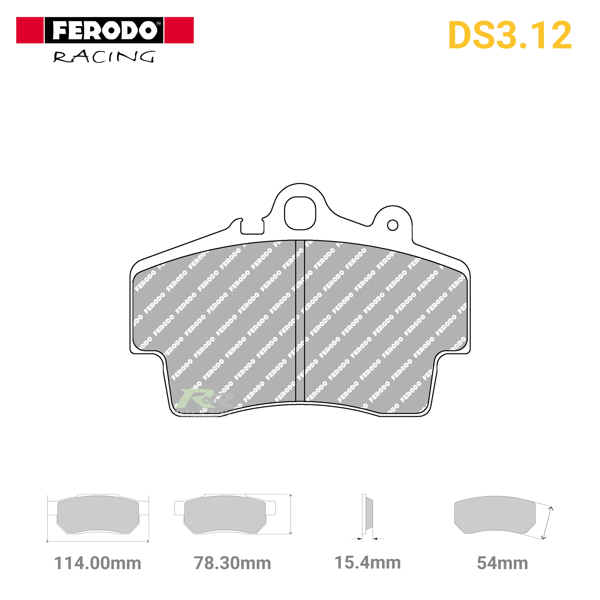 FCP1307G - (G) DS3.12 Brake Pads