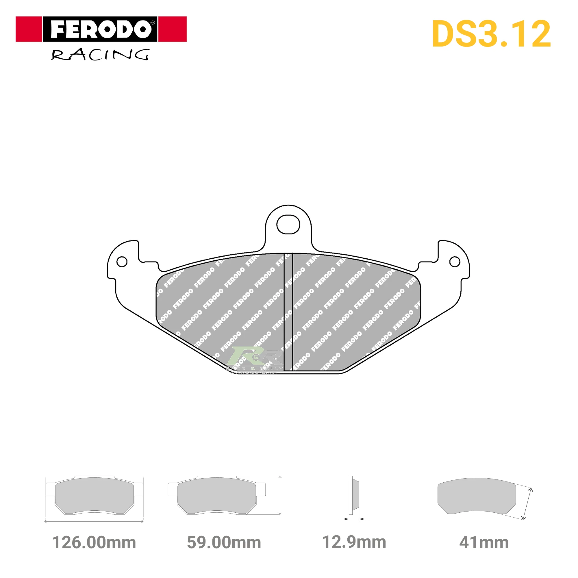 FCP1560G - (G) DS3.12 Brake Pads