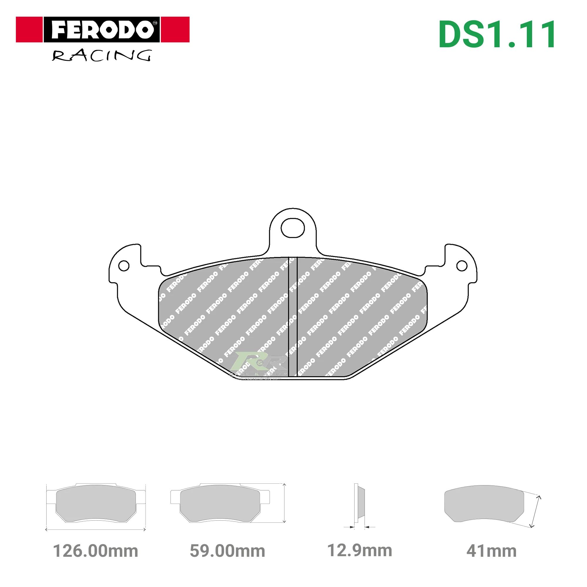 FCP1560W - (W/WB) DS1.11 Brake Pads