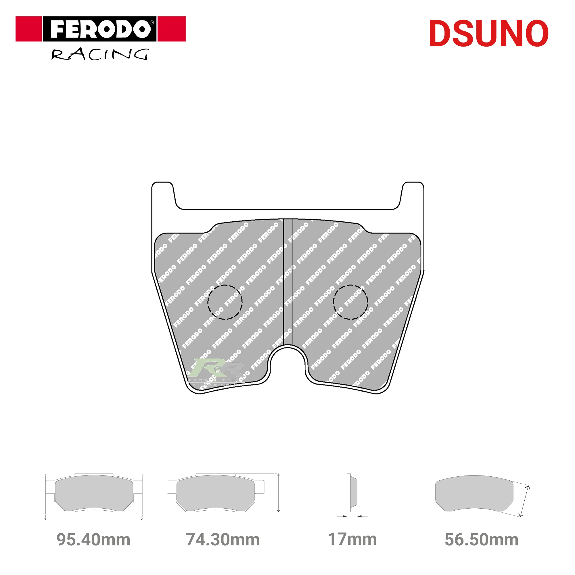 FCP1664Z - (Z/ZB) Dsuno Brake Pads