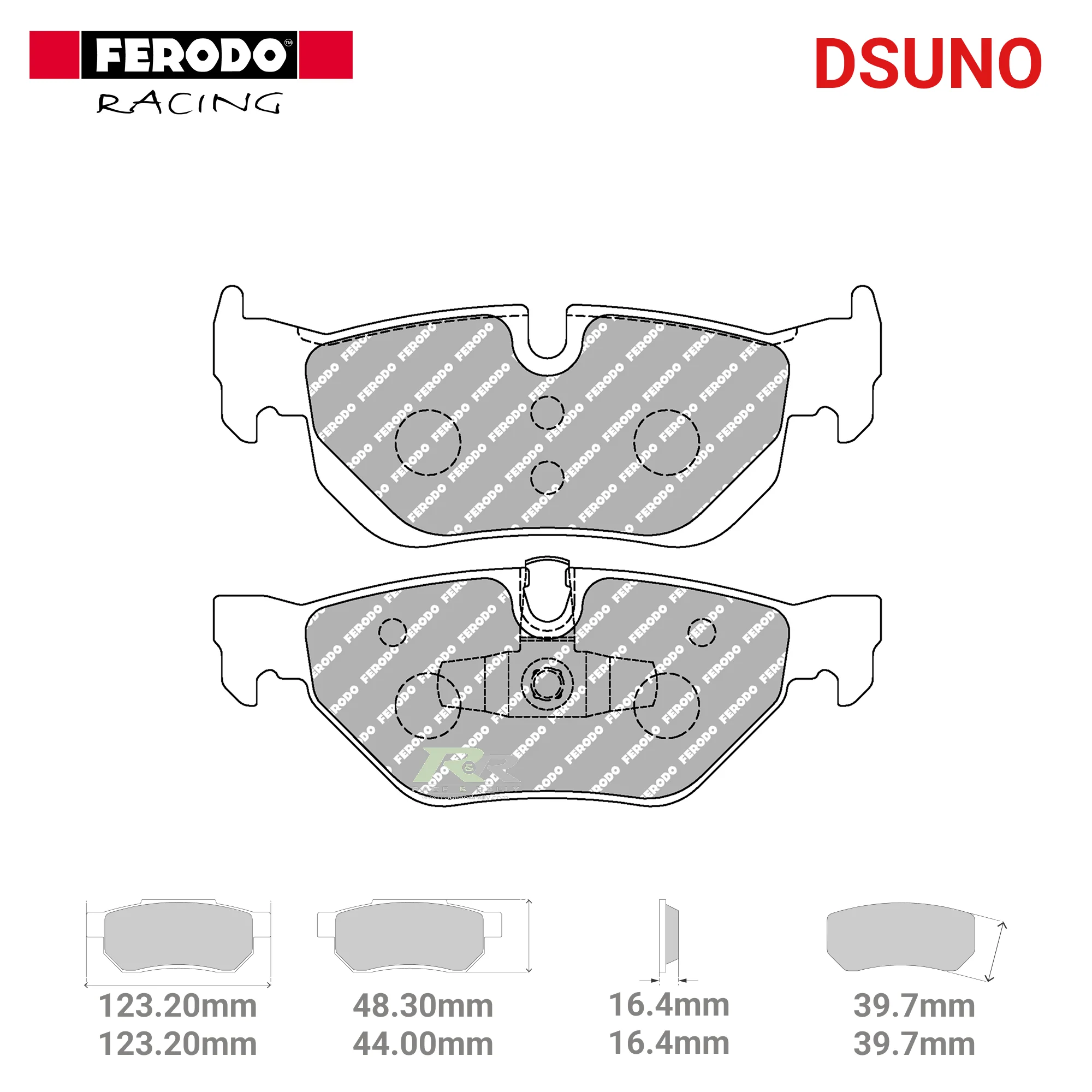 FCP1807Z - (Z/ZB) Dsuno Brake Pads