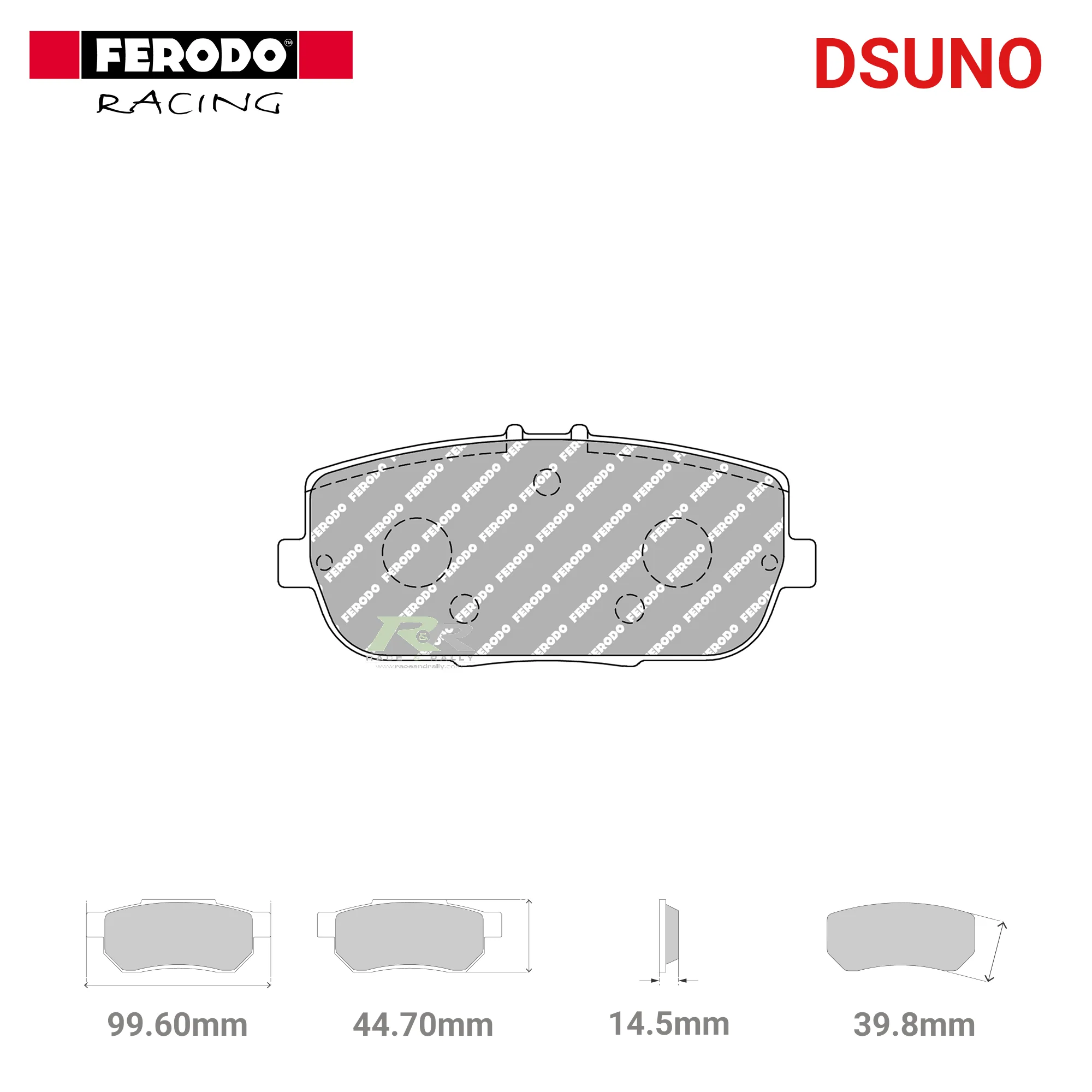 FCP1894Z - (Z) Dsuno Brake Pads