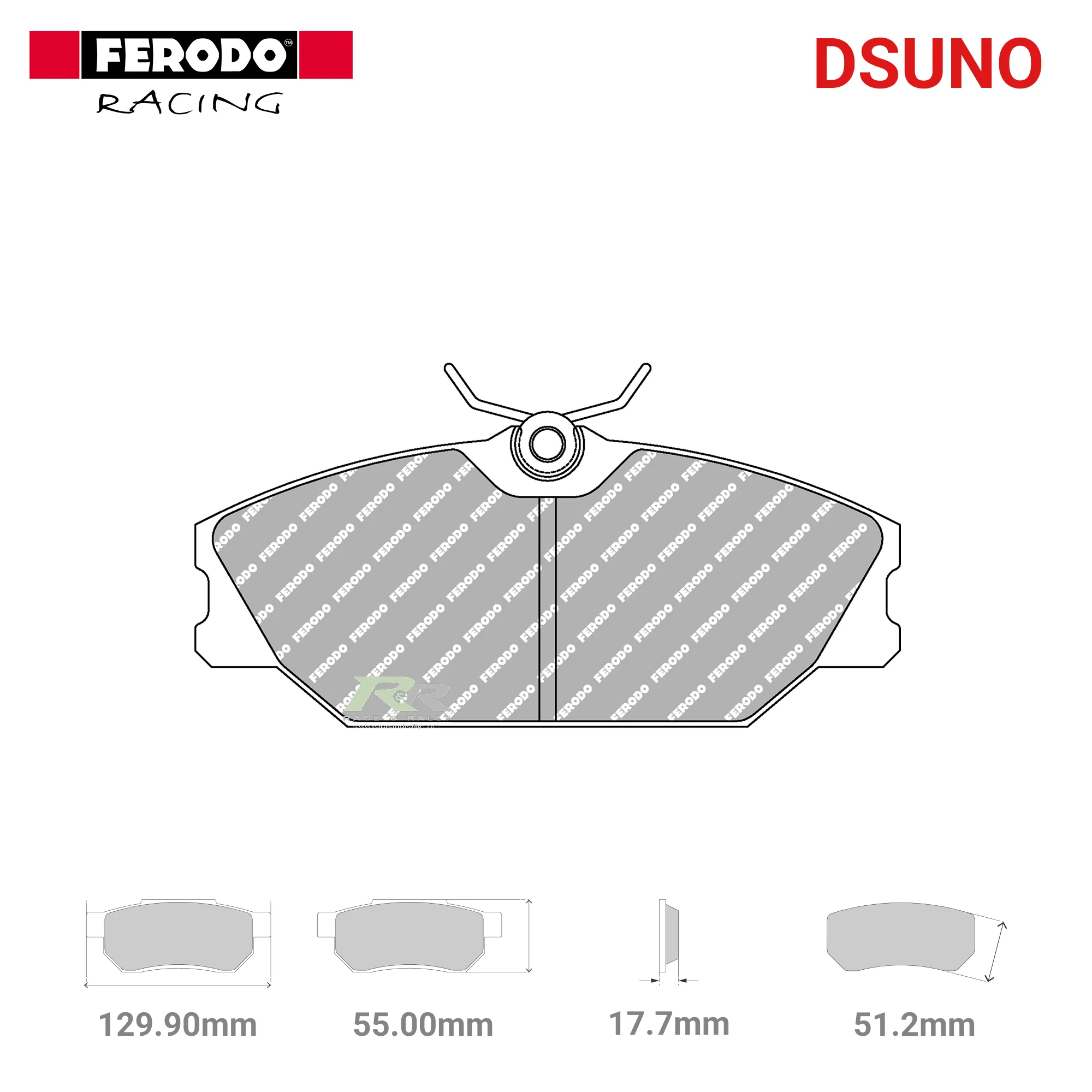 FCP406Z - (Z/ZB) Dsuno Brake Pads