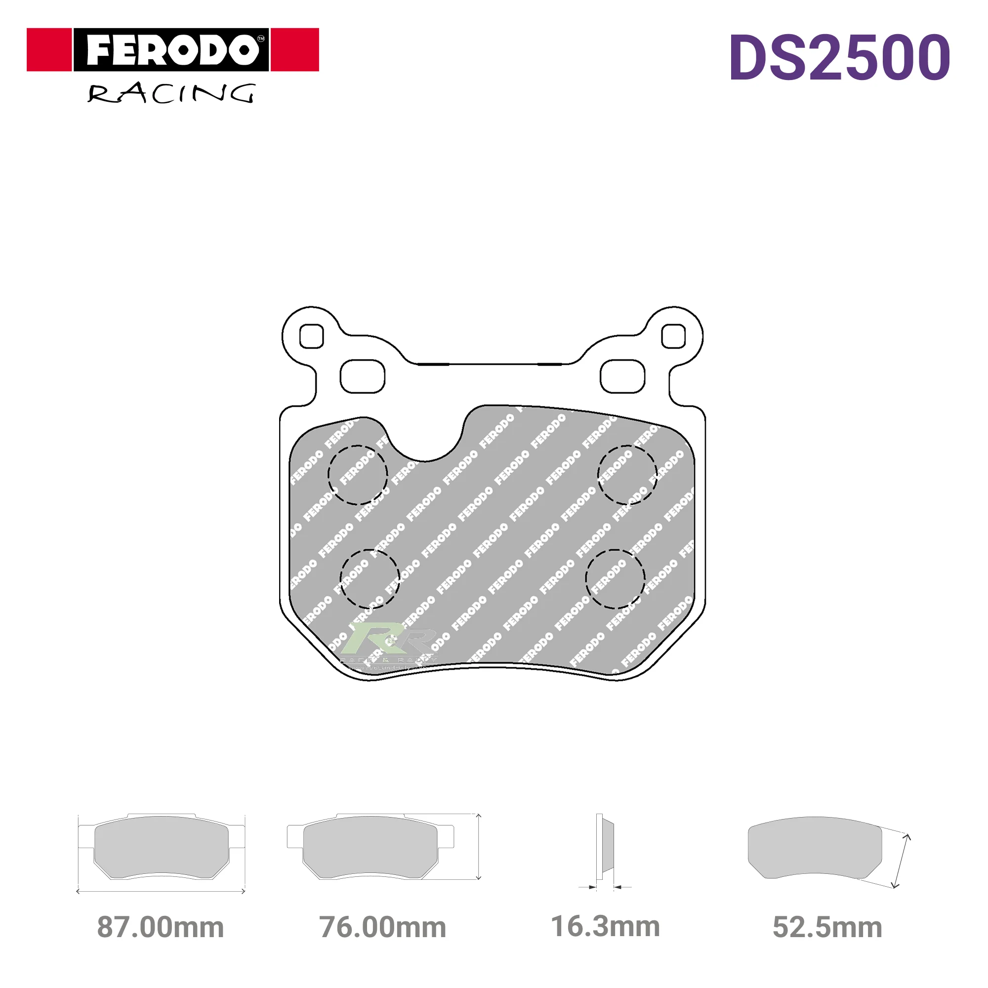 FCP4217H - (H) DS2500 Brake Pads