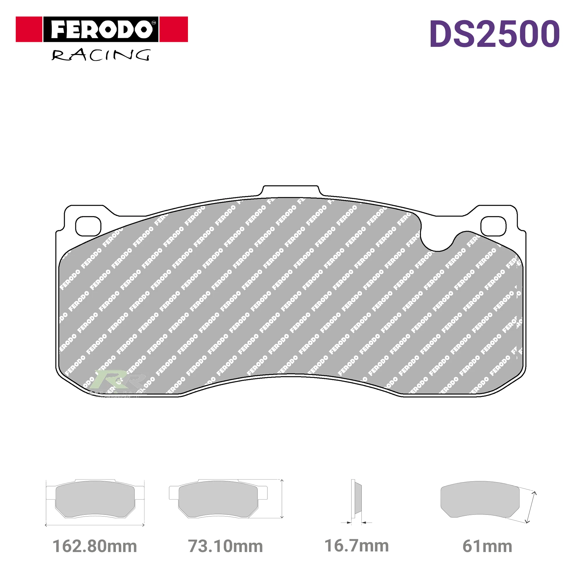 FCP4218H - (H) DS2500 Brake Pads