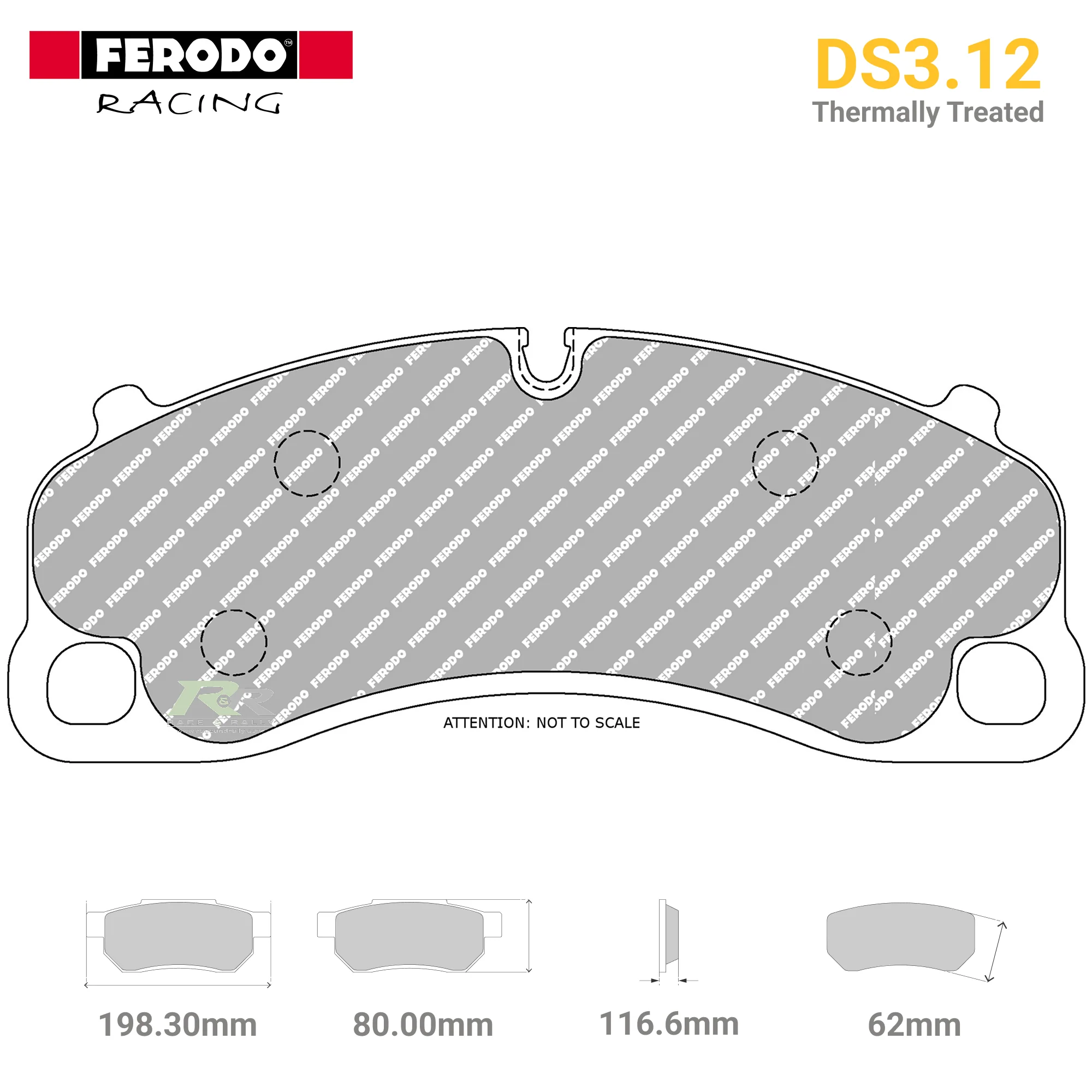 FCP4664GB - (G/GB) DS3.12 Brake Pads