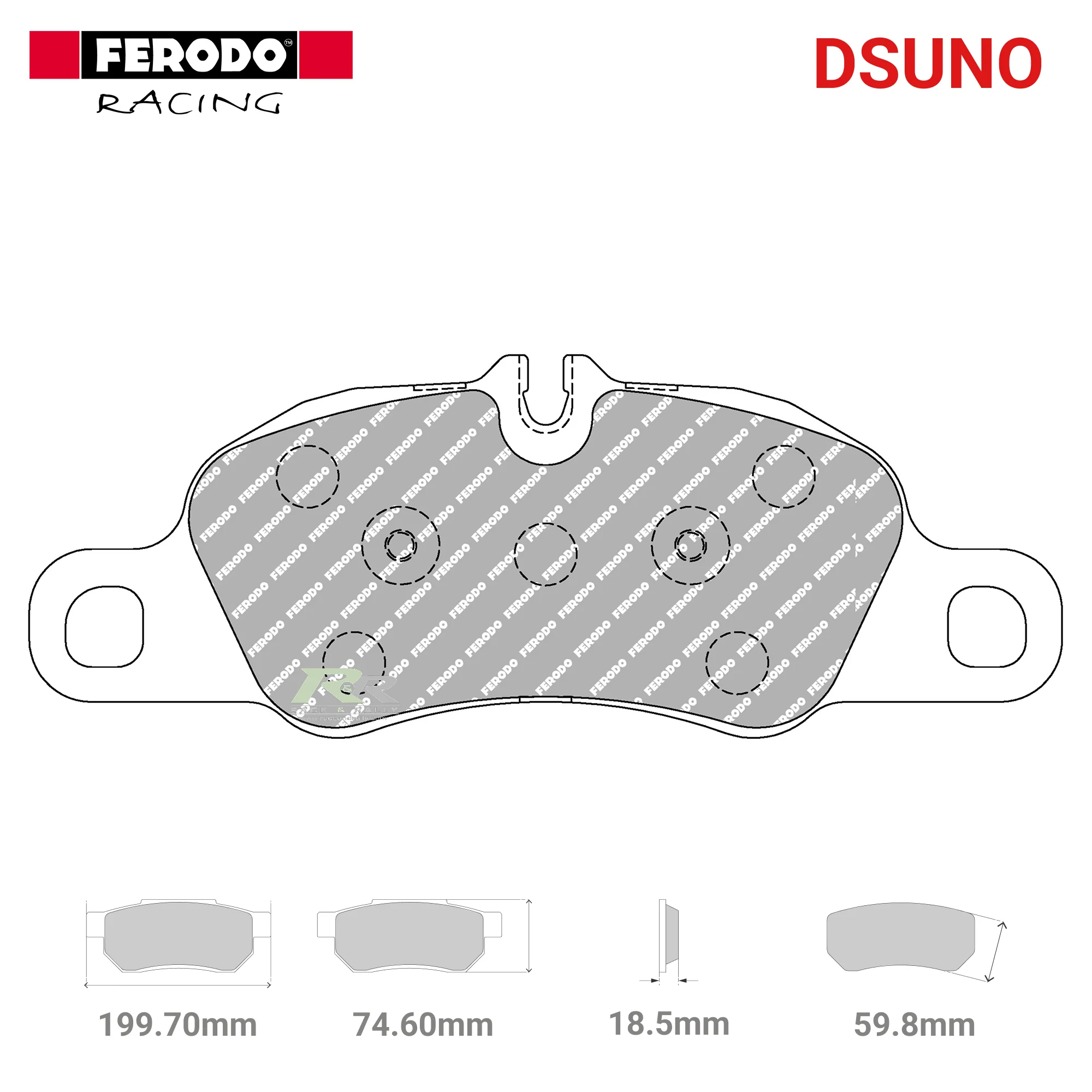 FCP4805Z - (Z/ZB) Dsuno Brake Pads
