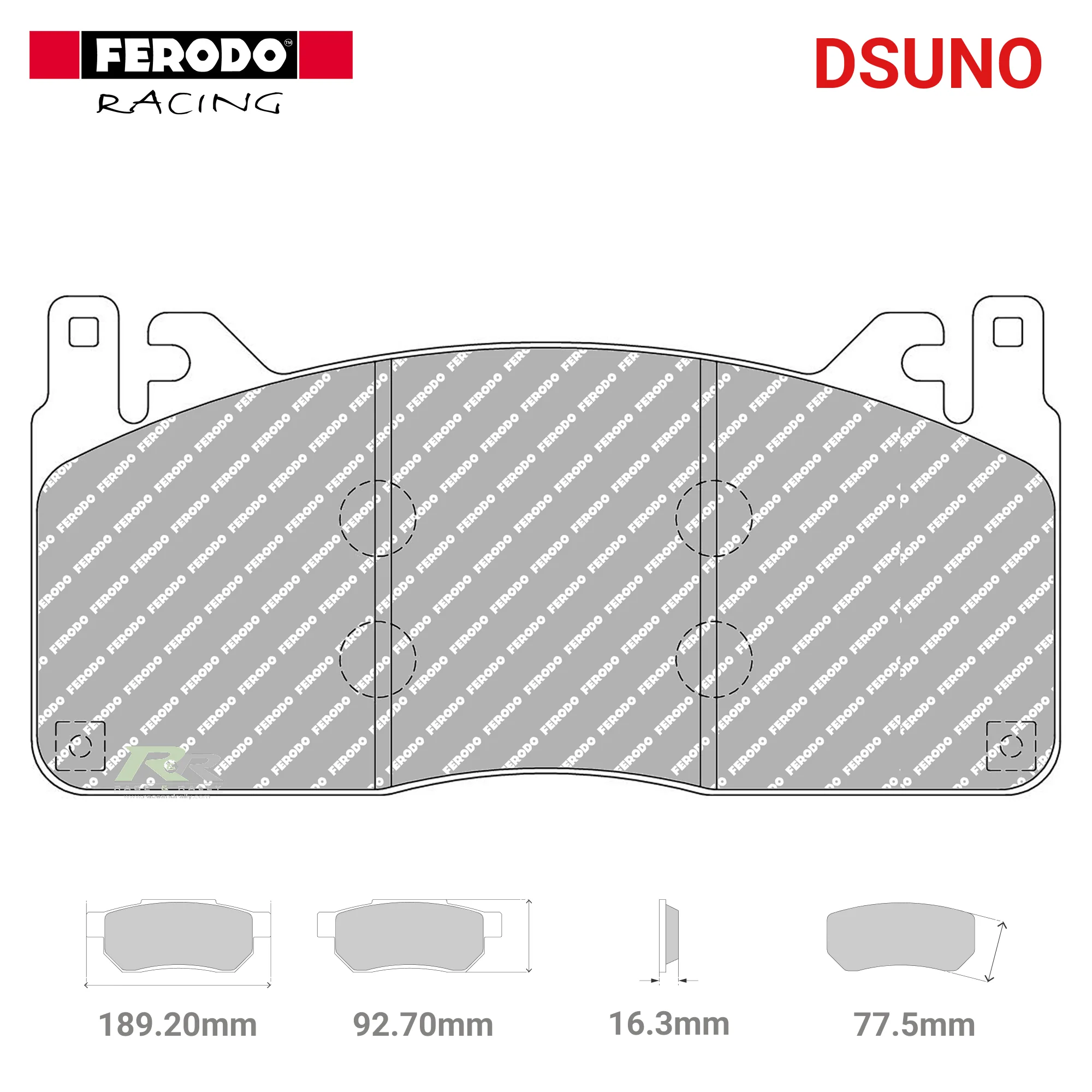 FCP4835Z - (Z/ZB) Dsuno Brake Pads