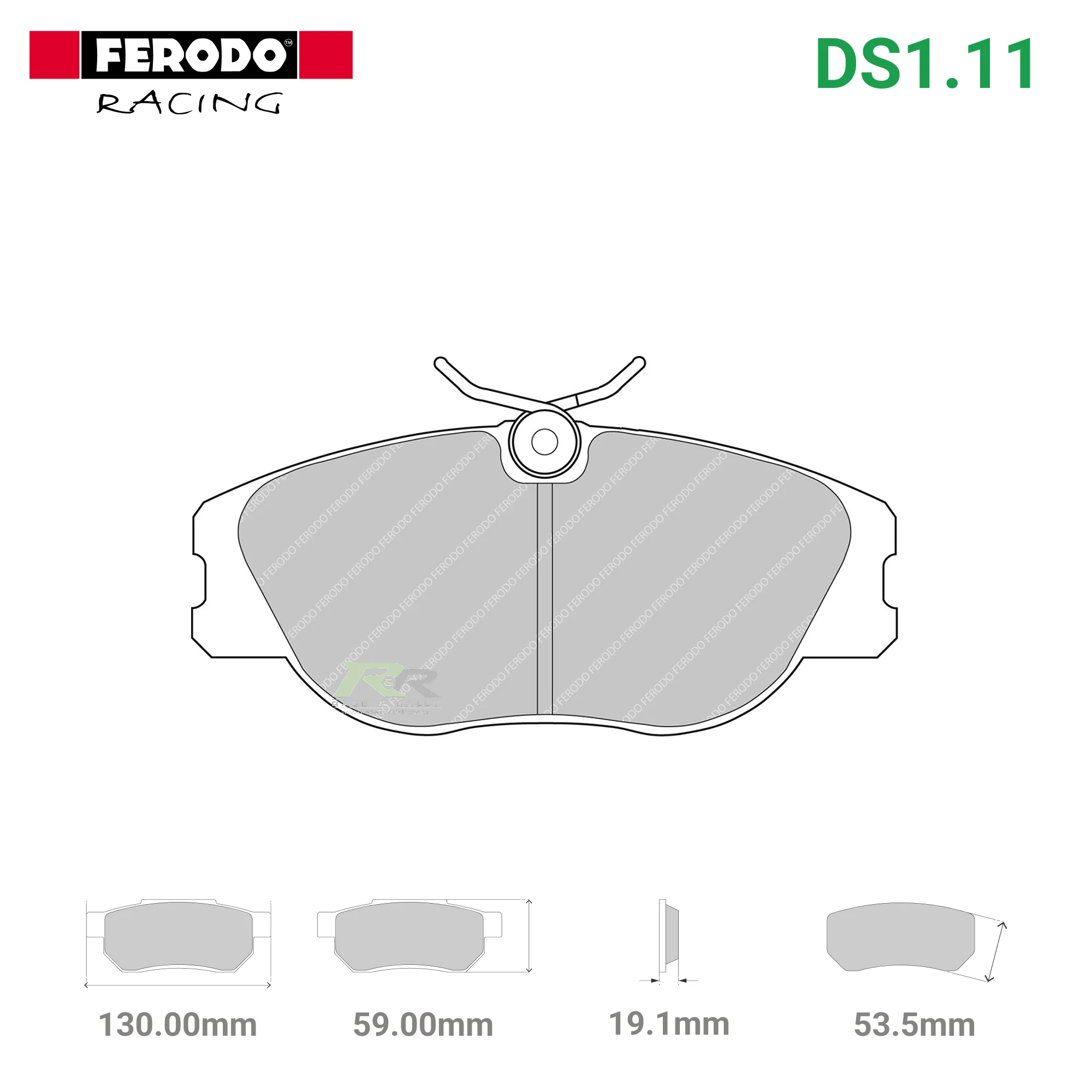 FCP565W - (W) DS1.11 Brake Pads
