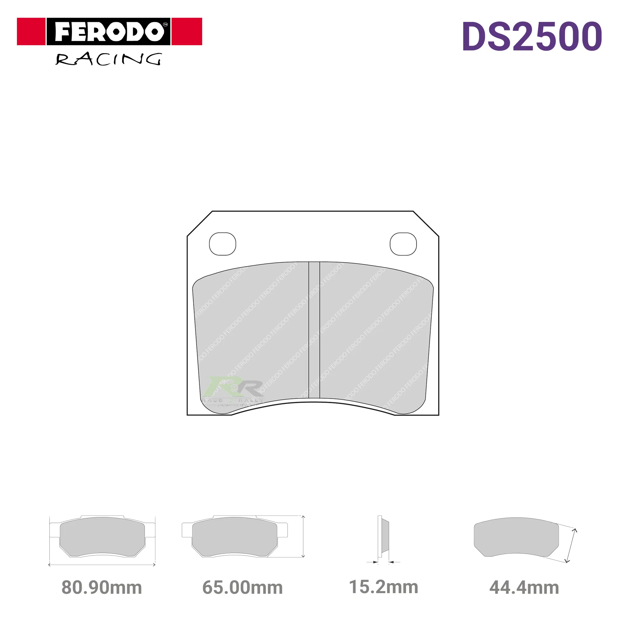FCP815H - (H) DS2500 Brake Pads