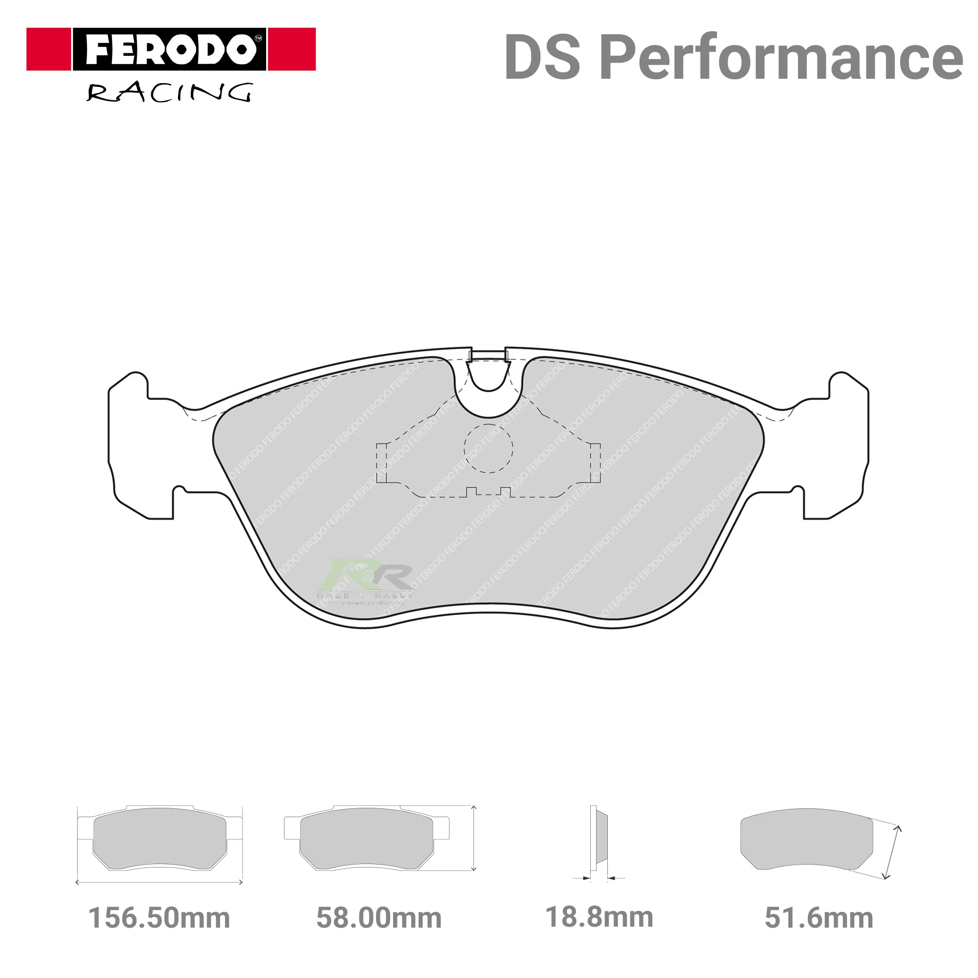 FDS1285 Ferodo High Performance Brake Pads