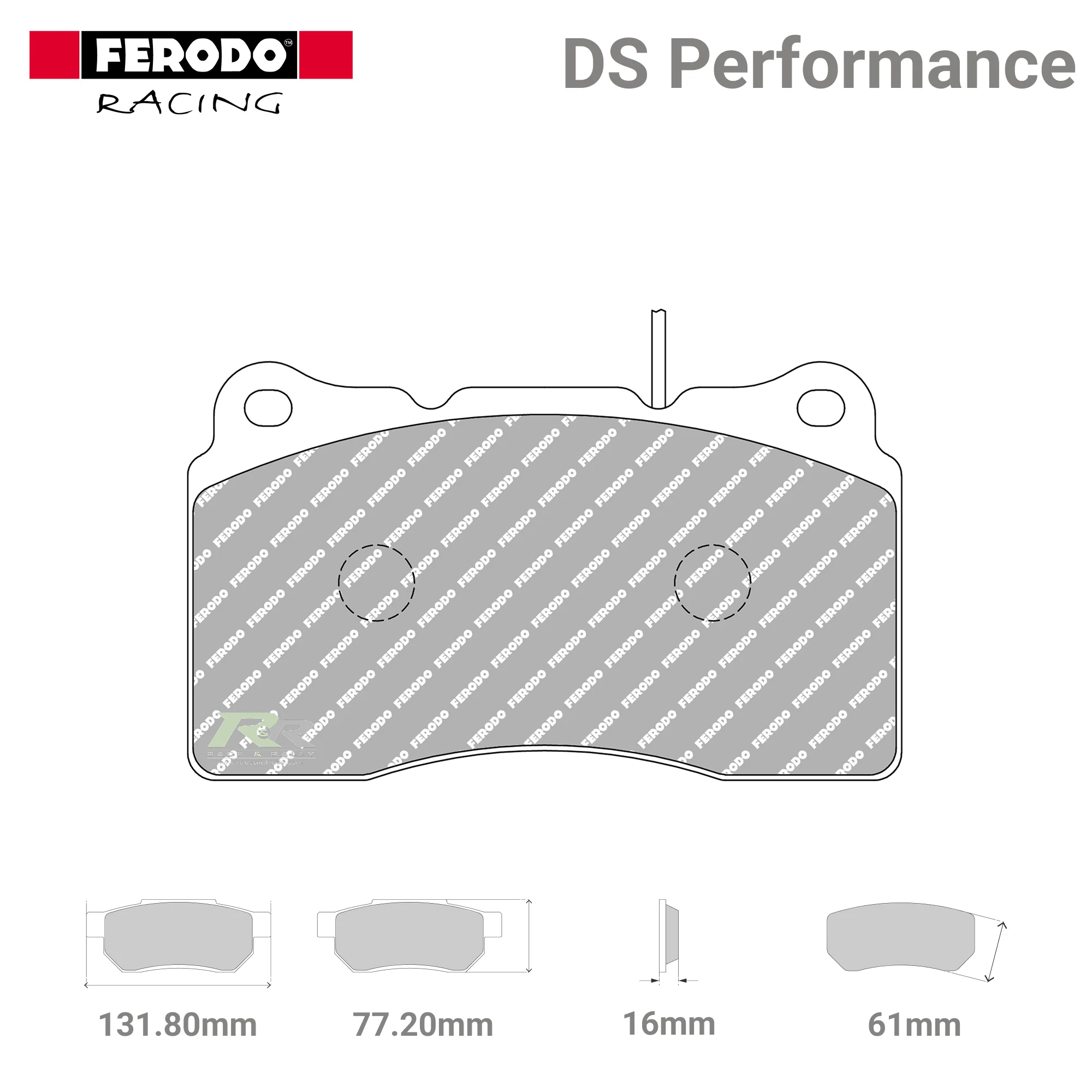 FDS1334 Ferodo High Performance Brake Pads