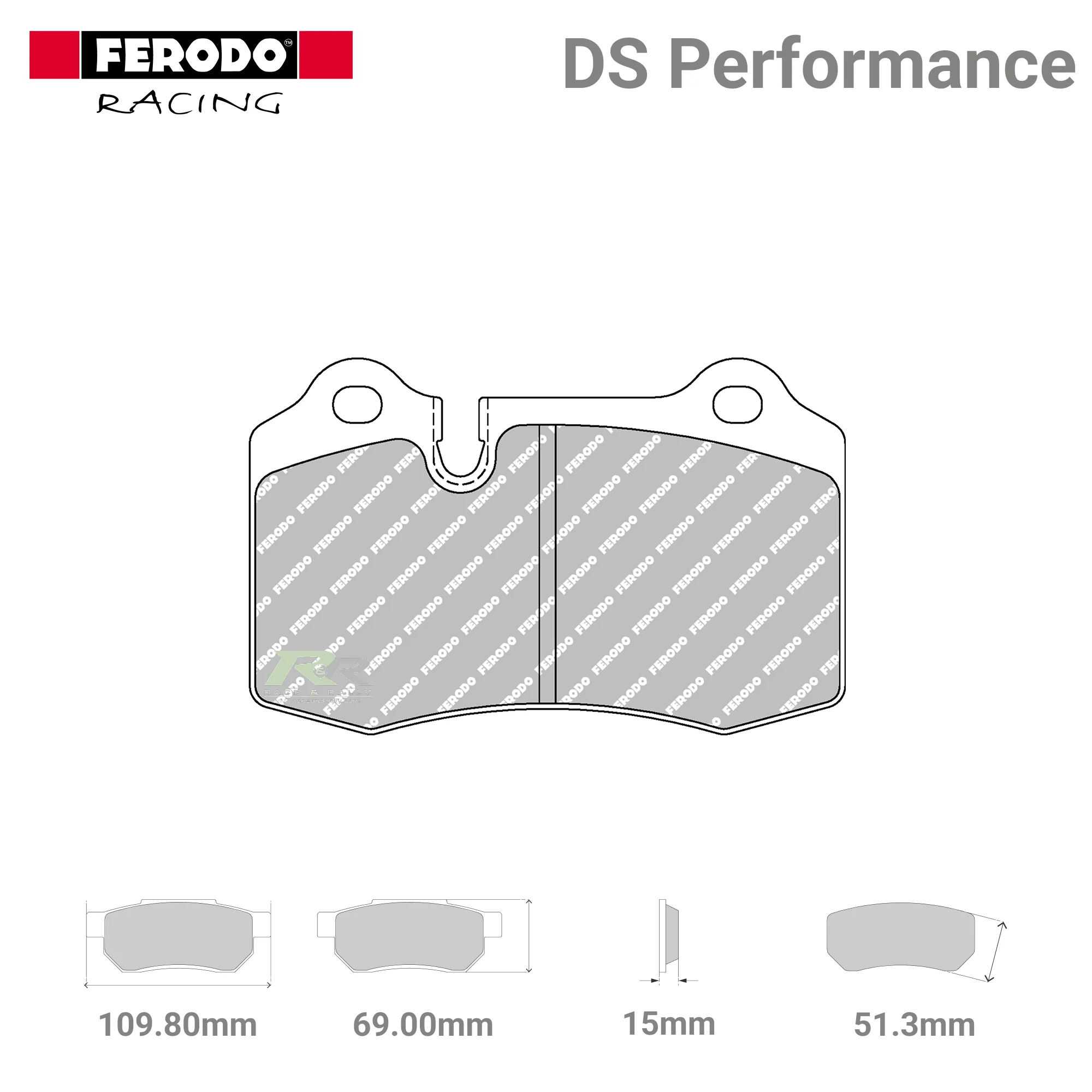 FDS1348 Ferodo High Performance Brake Pads