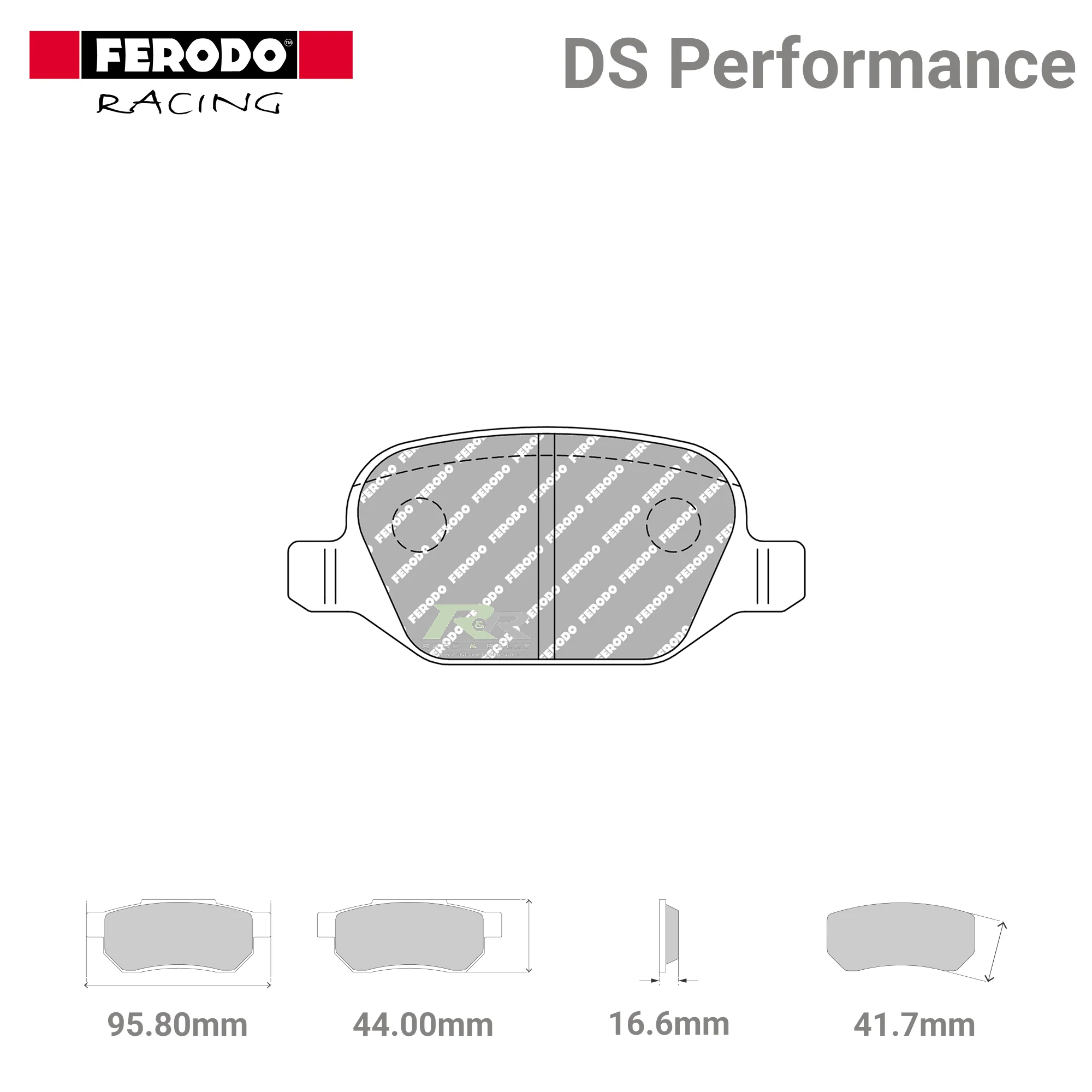 FDS1349 Ferodo High Performance Brake Pads