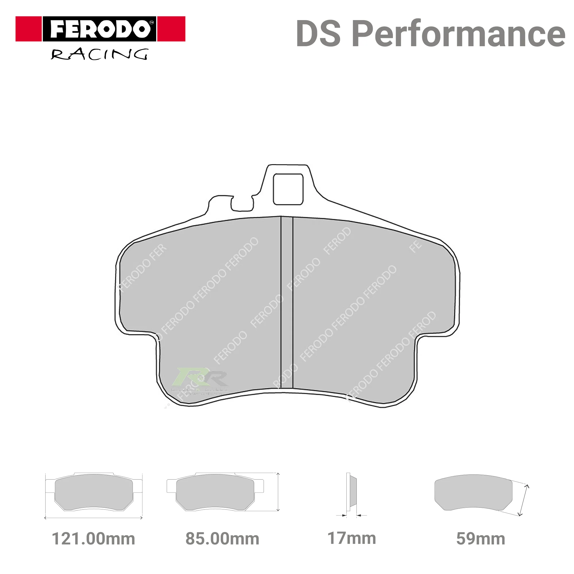 FDS1435 Ferodo High Performance Brake Pads