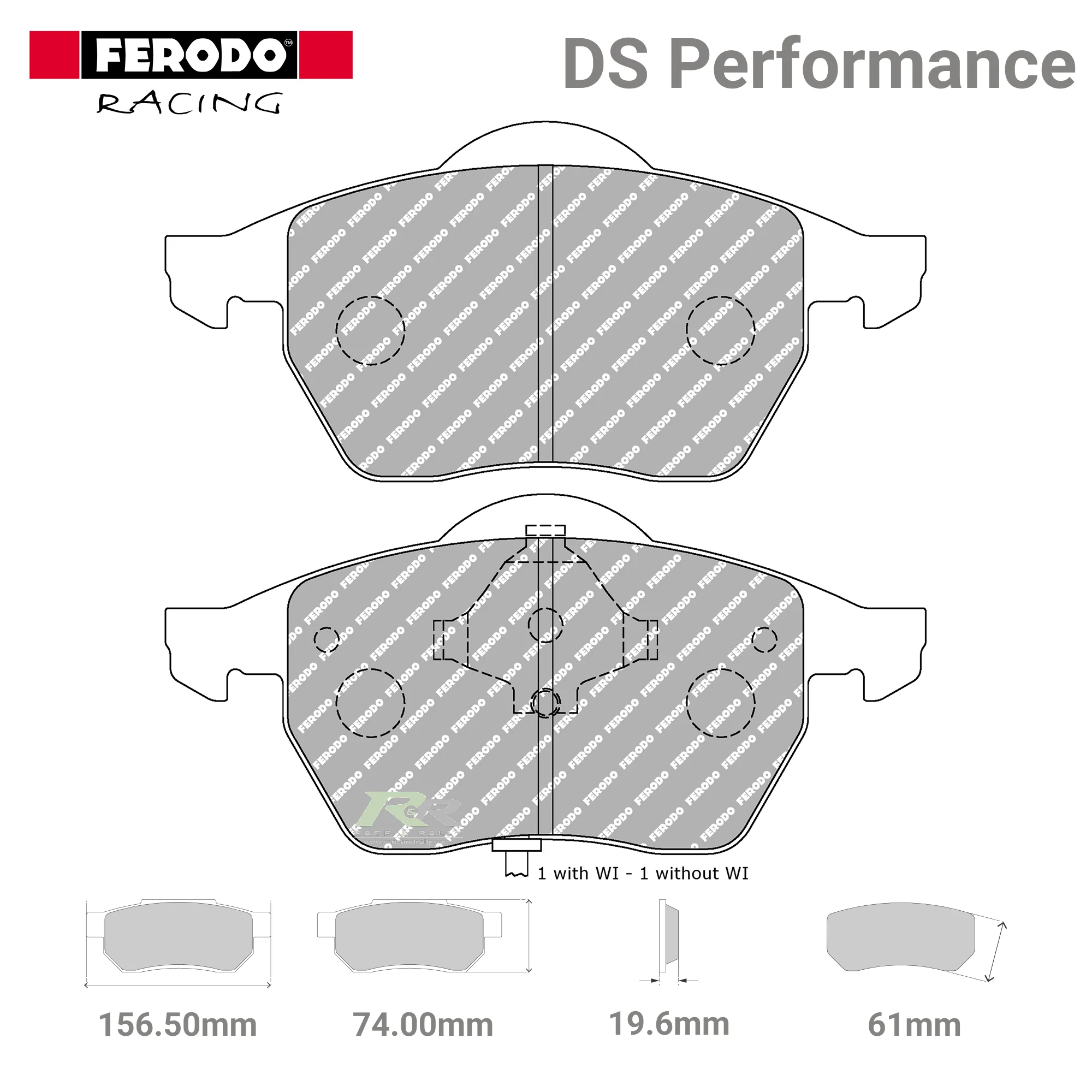 FDS1463 Ferodo High Performance Brake Pads