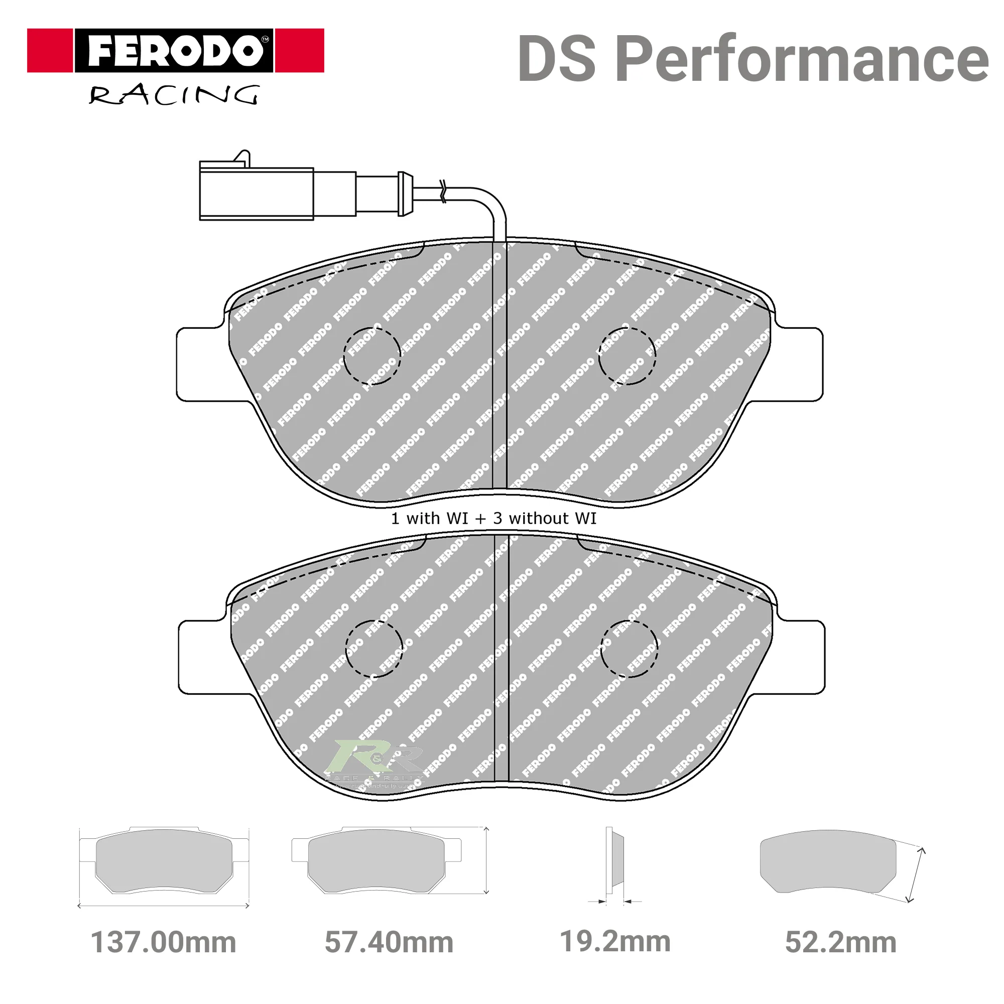 FDS1467 Ferodo High Performance Brake Pads
