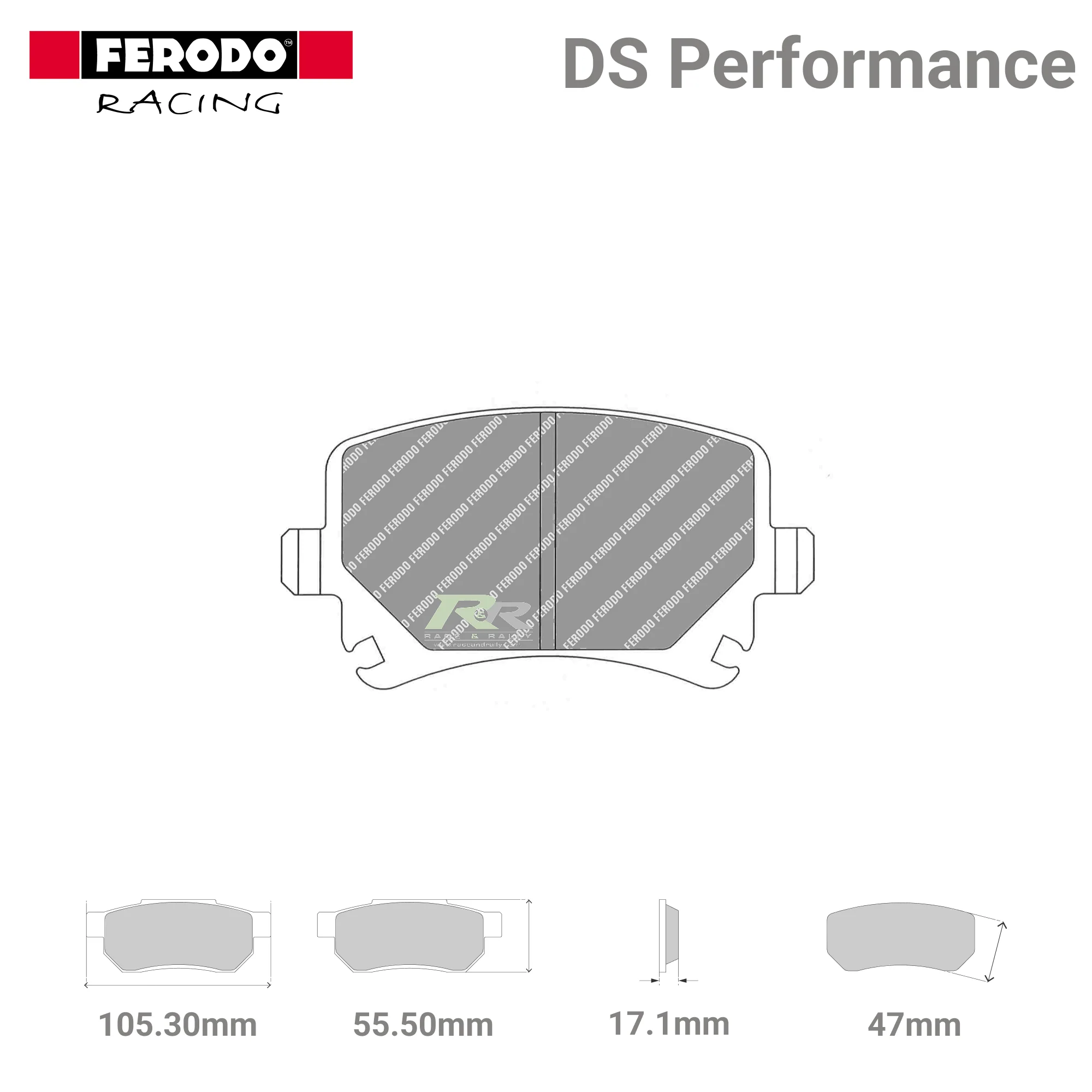 FDS1636 Ferodo High Performance Brake Pads