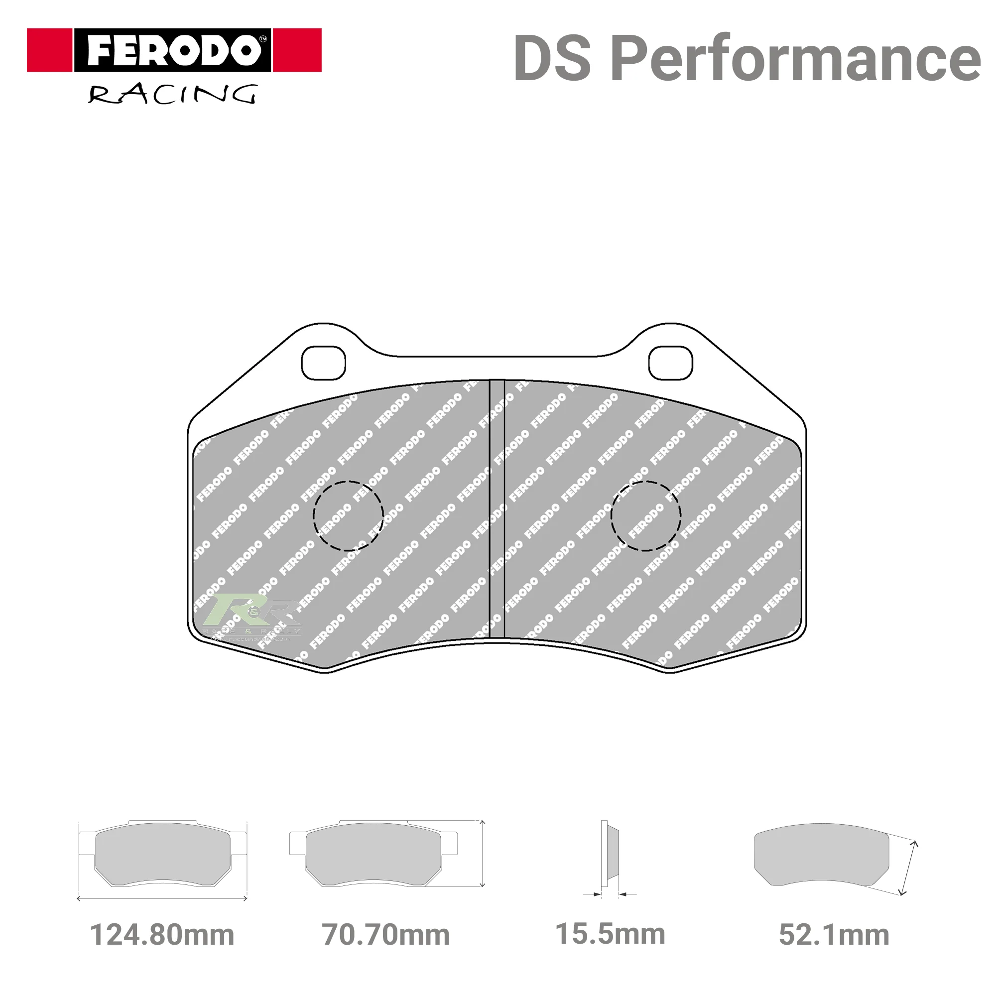 FDS1667 Ferodo High Performance Brake Pads