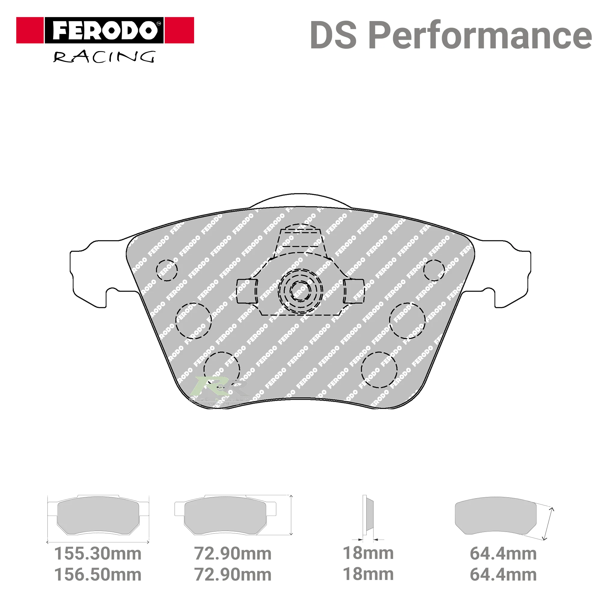 FDS1706 Ferodo High Performance Brake Pads