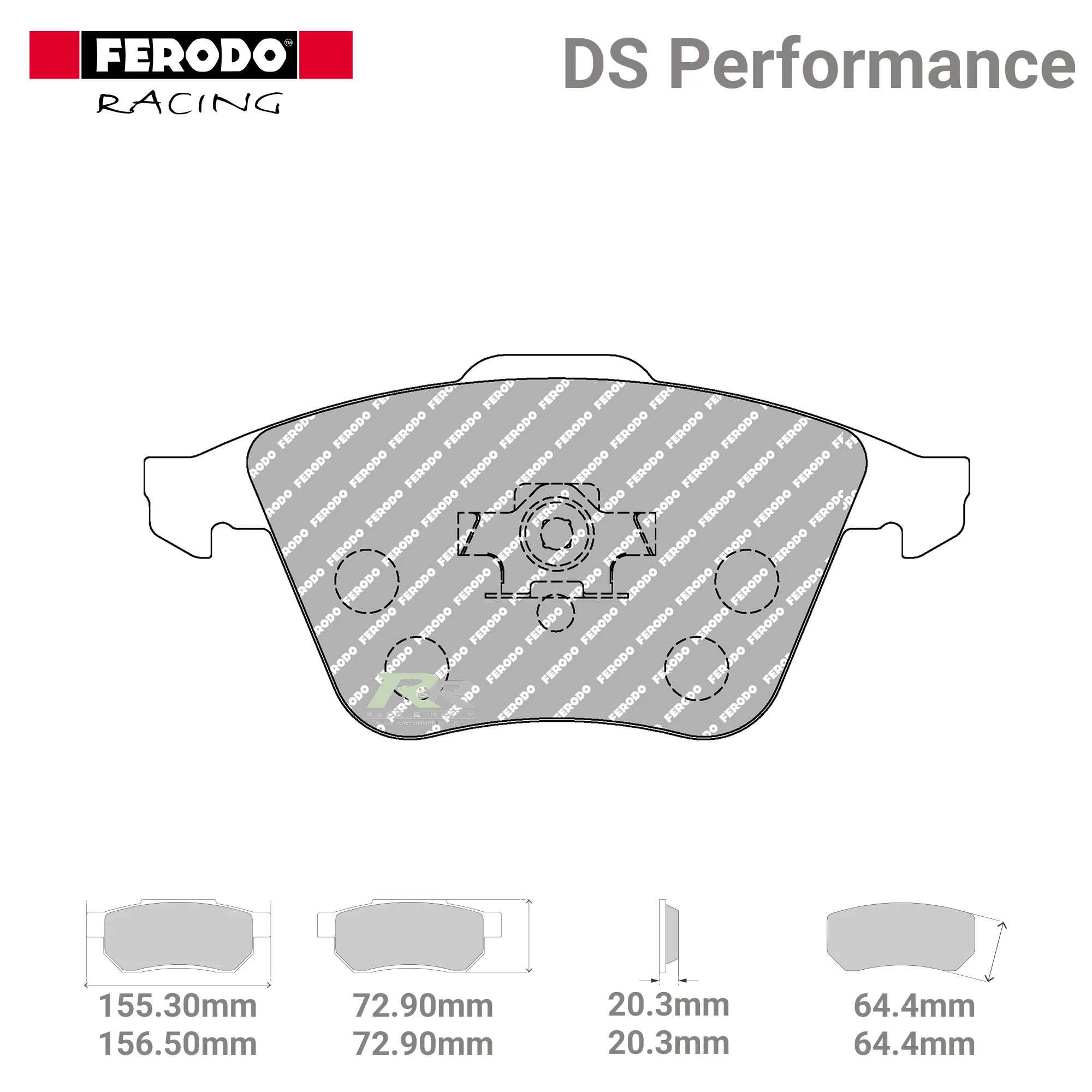 FDS1765 Ferodo High Performance Brake Pads
