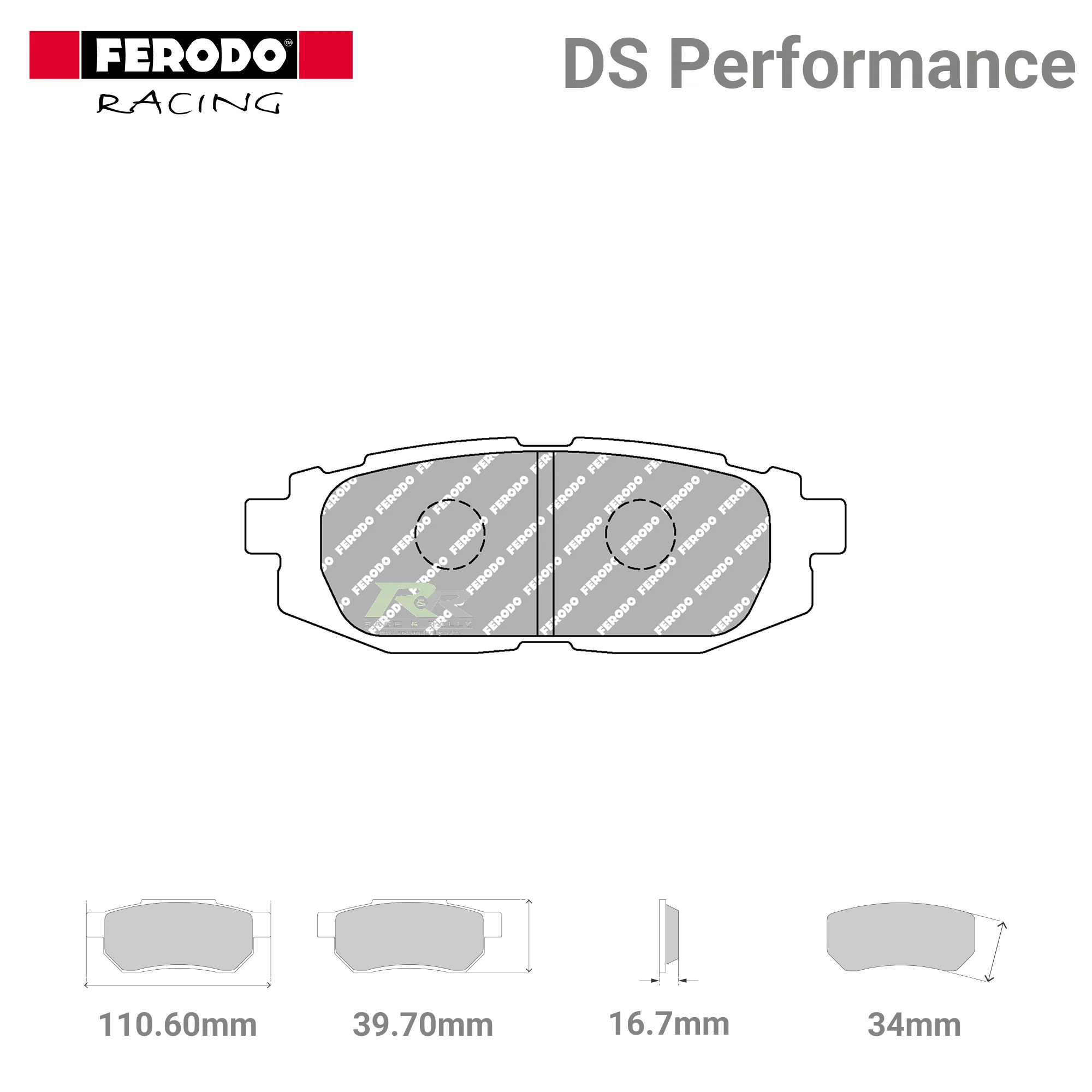 FDS4187 Ferodo High Performance Brake Pads