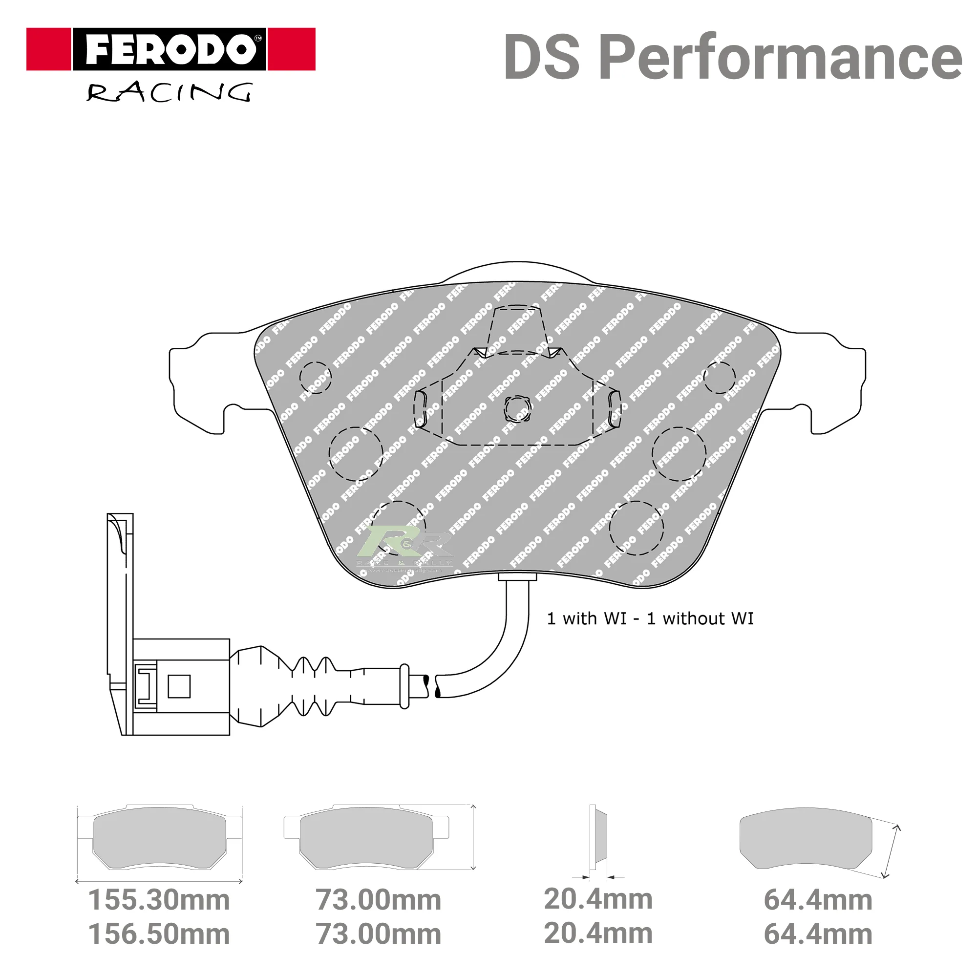 FDS4223 Ferodo High Performance Brake Pads