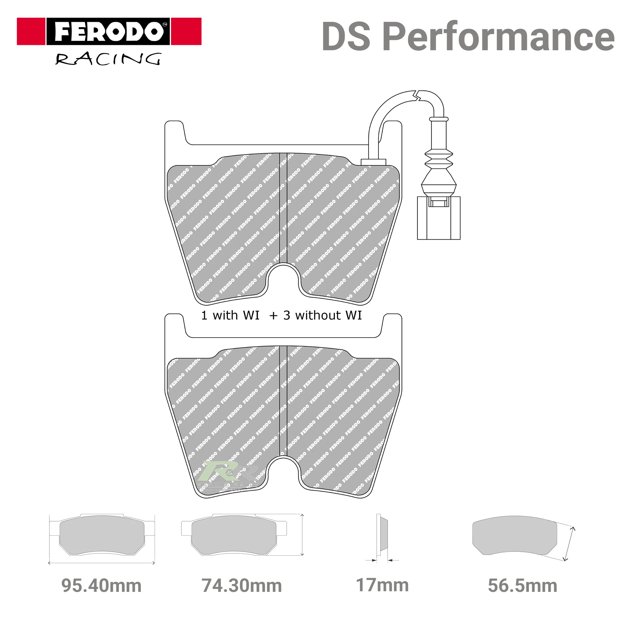 FDS5023 Ferodo High Performance Brake Pads