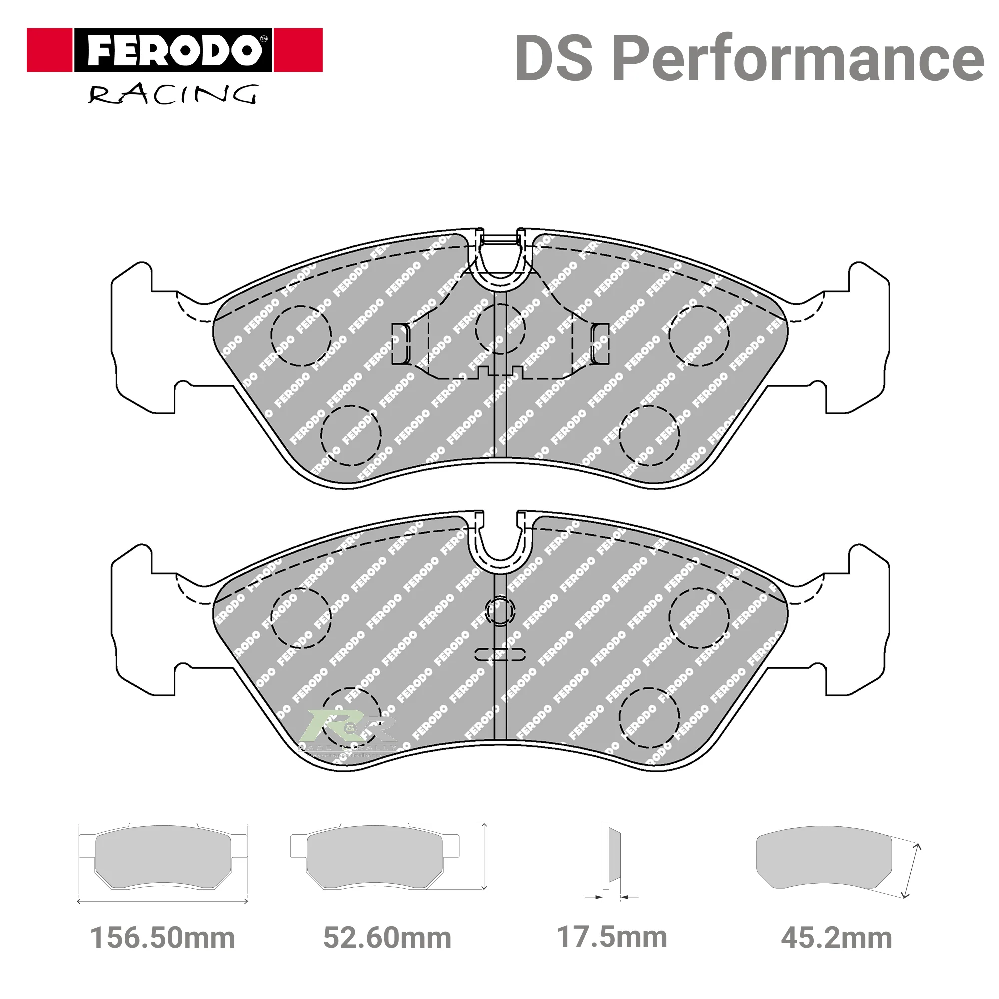 FDS584 Ferodo High Performance Brake Pads